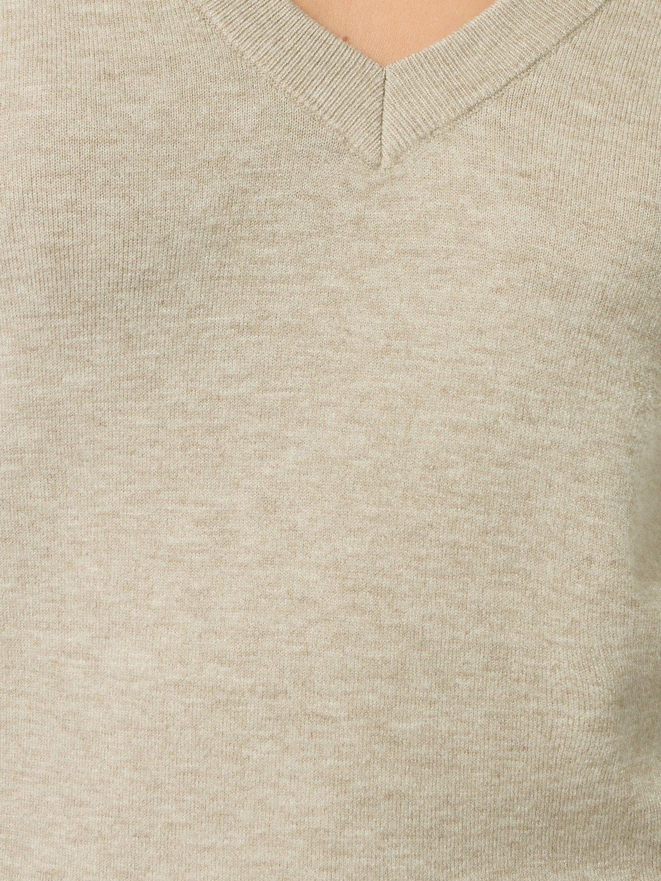 Image 4 of 5 of Long Tall Sally Tall V Neck Jumper - Natural