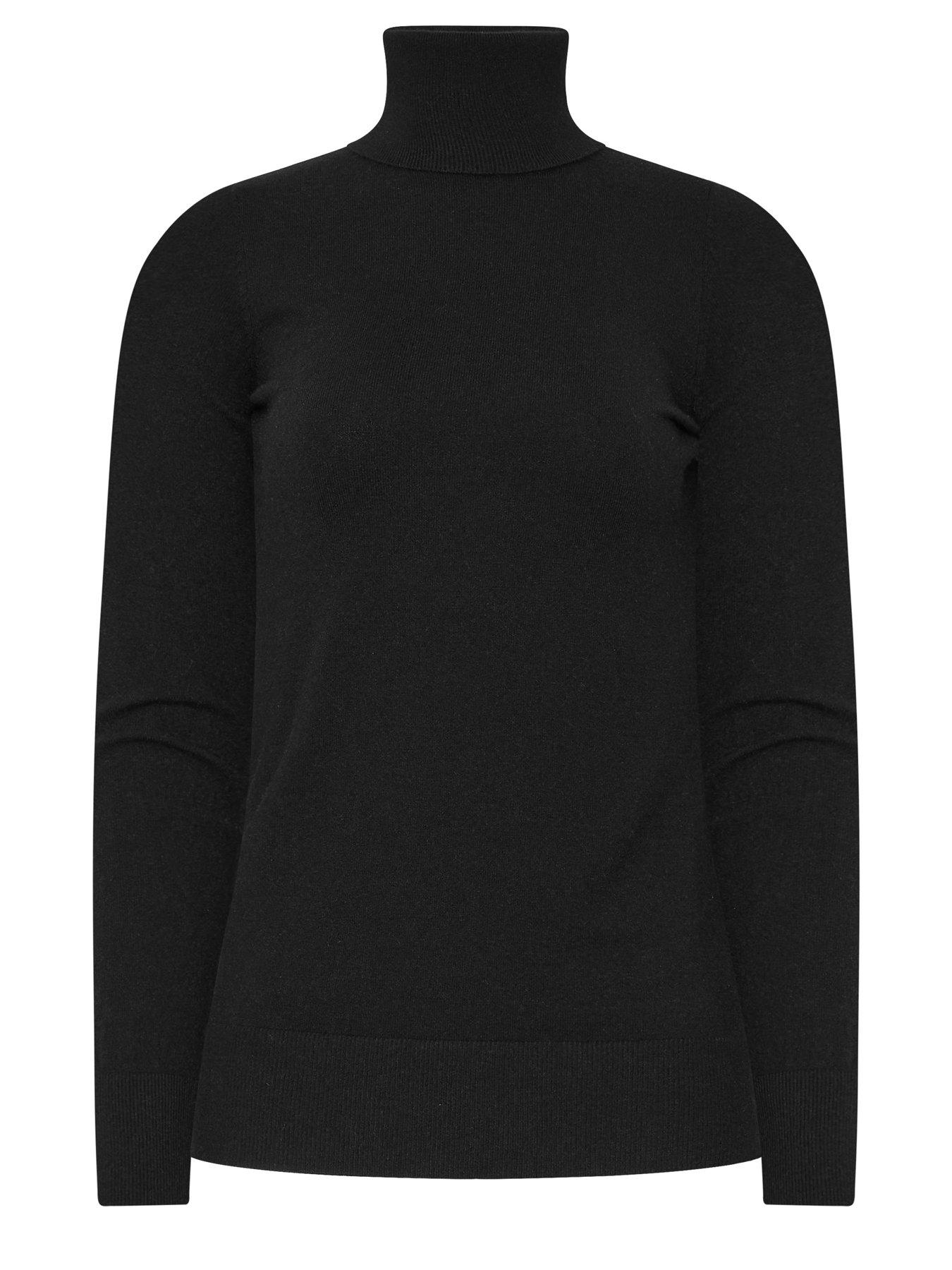 Image 5 of 5 of Long Tall Sally Tall Roll Neck Jumper - Black
