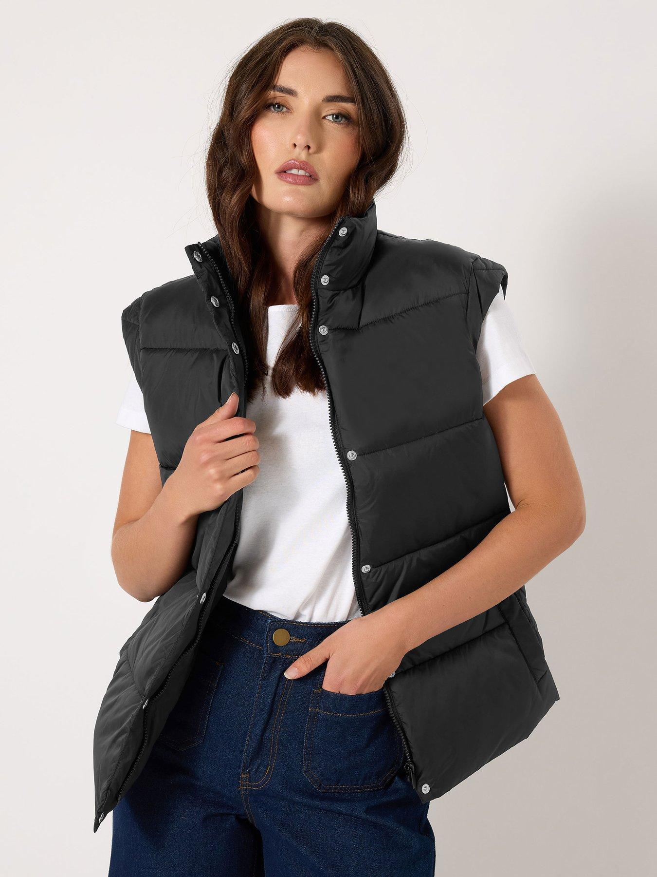 undefined Padded Gilet - Black