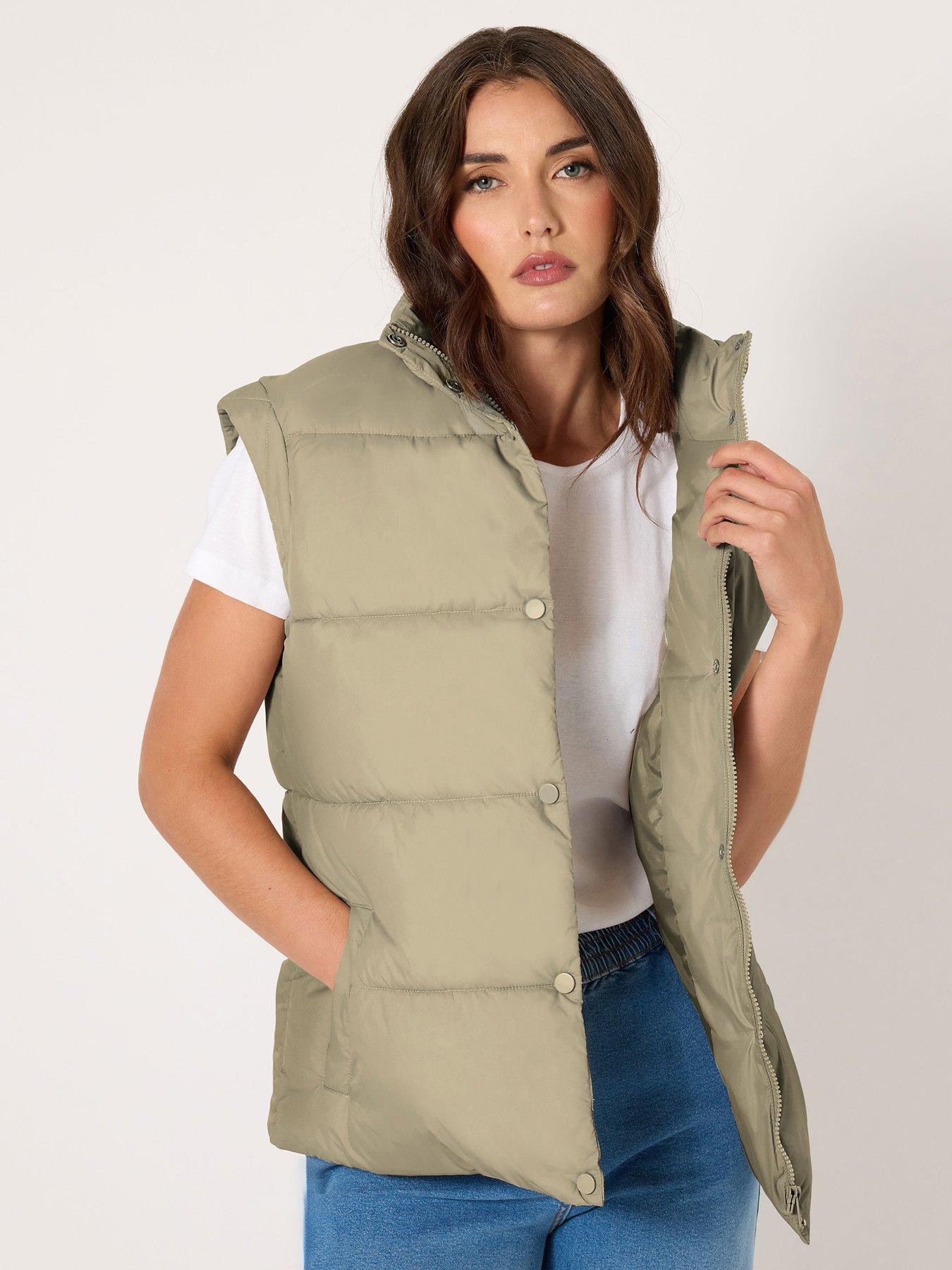 undefined Padded Gilet - Natural
