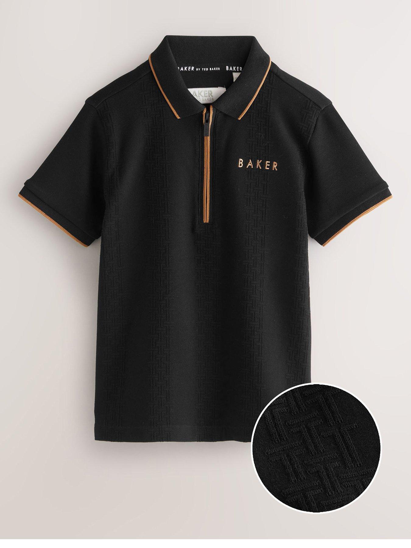 Ted Baker Younger Boys Polo Shirt - Black