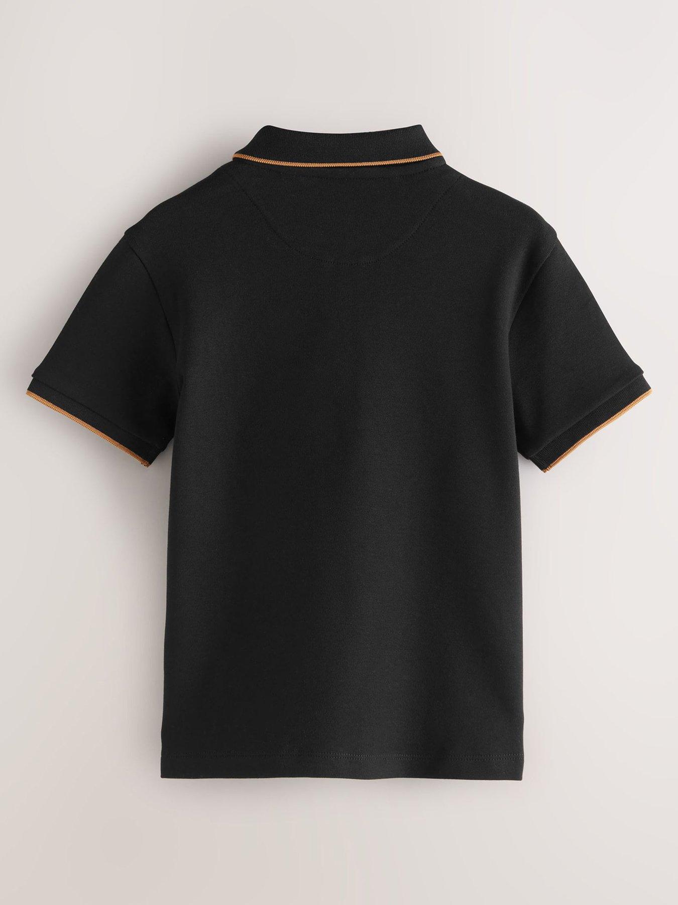 Image 2 of 5 of Ted Baker Younger Boys Polo Shirt - Black