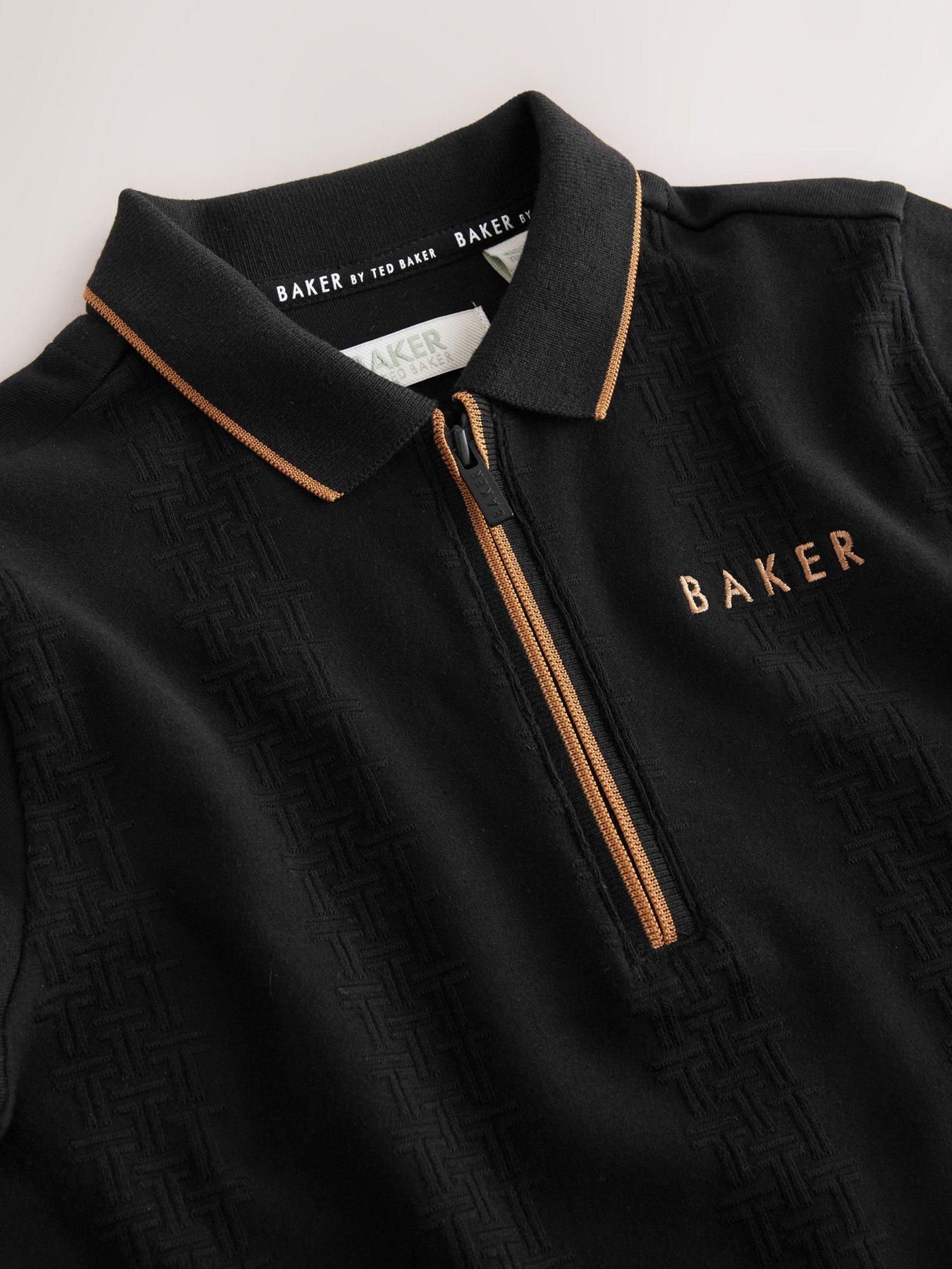 Image 4 of 5 of Ted Baker Younger Boys Polo Shirt - Black