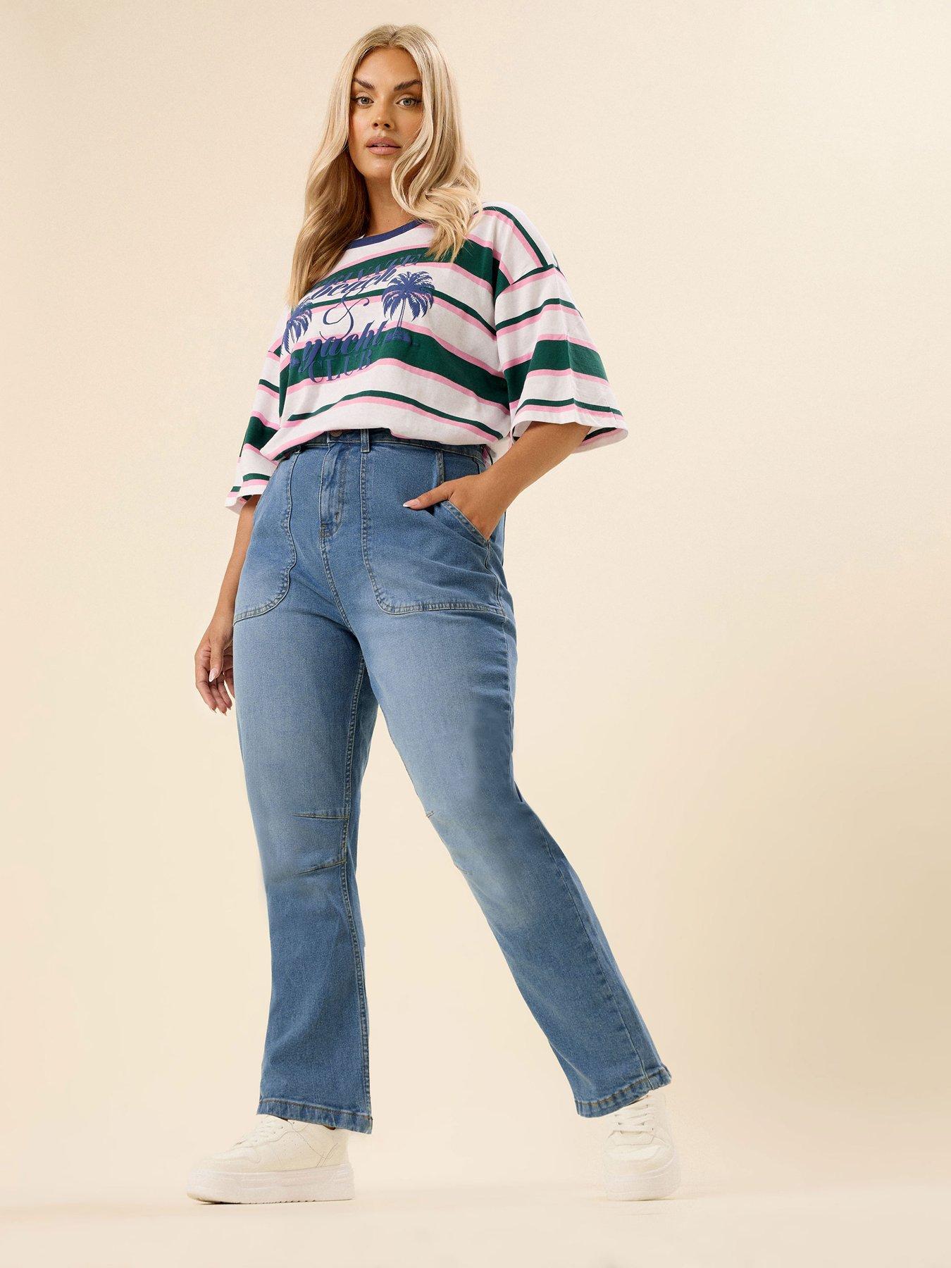 undefined Curve Barrel Jogger Jean - Blue