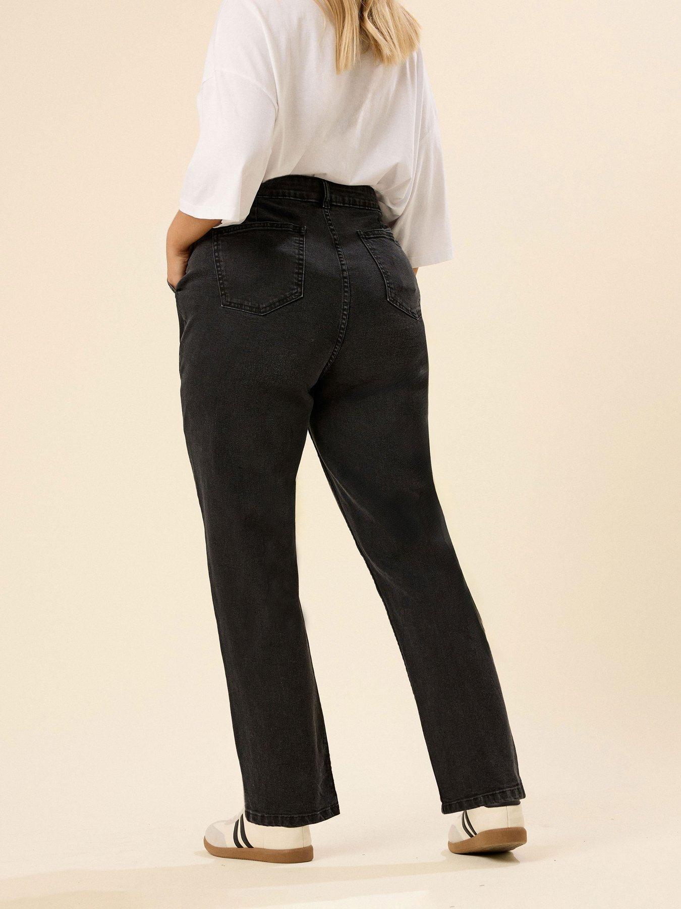 Image 2 of 4 of Yours Curve Barrel Jogger Jean - Black