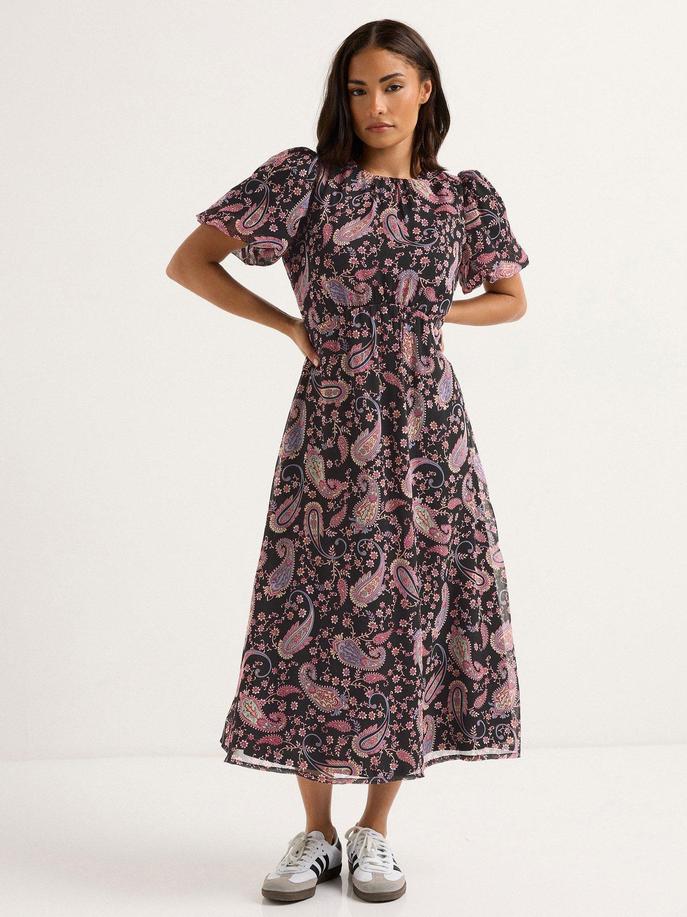 pixiegirl-petite-paisley-chiffon-bow-back-midi-dress-pink