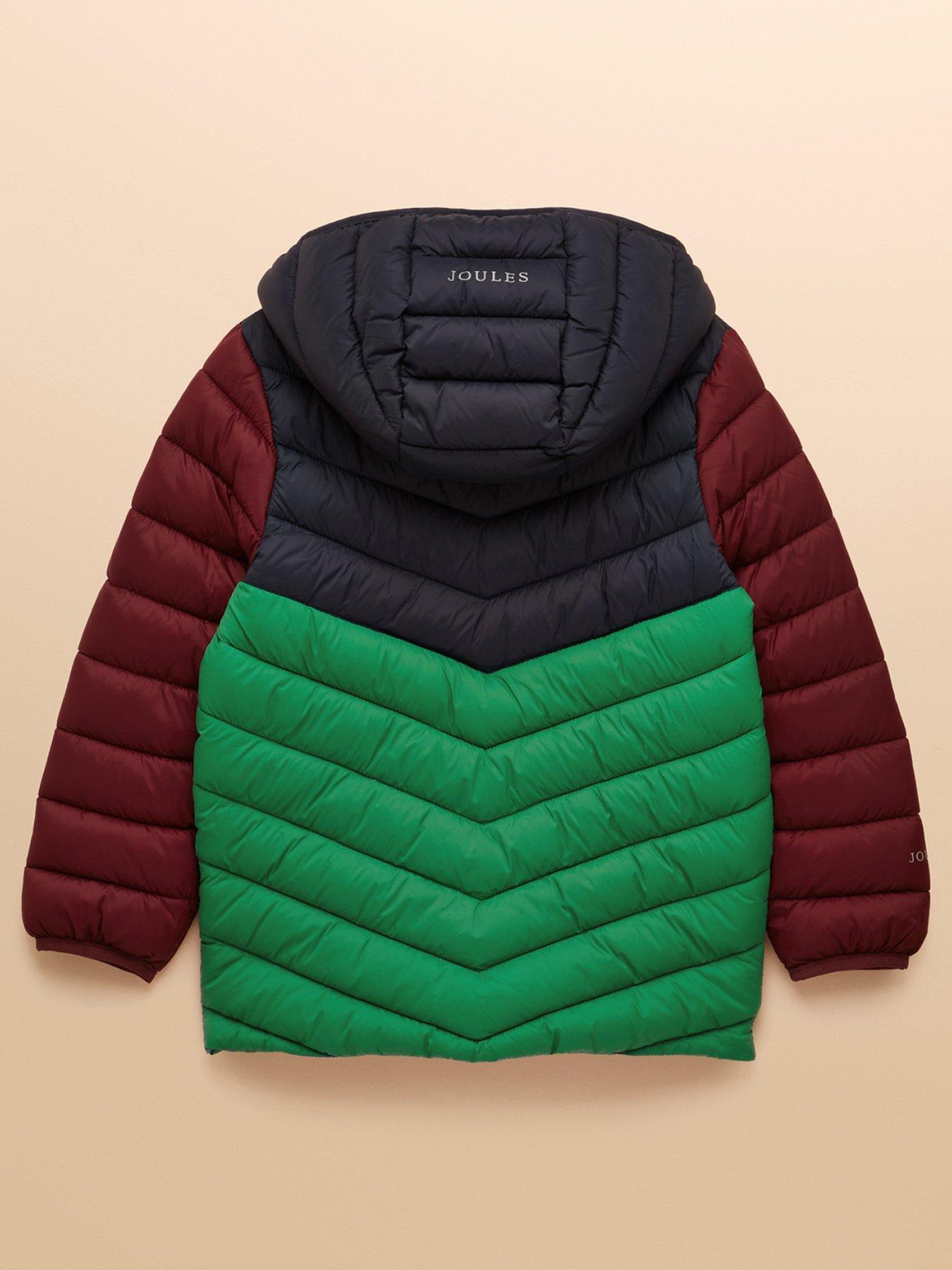Image 2 of 5 of Joules Boys Cairn Colour Block Padded Coat - Multi