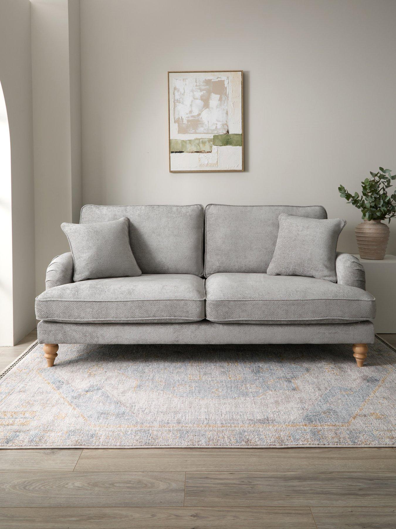 Michelle Keegan Home Hepburn 3 Seater Fabric Sofa - FSC® Certified
