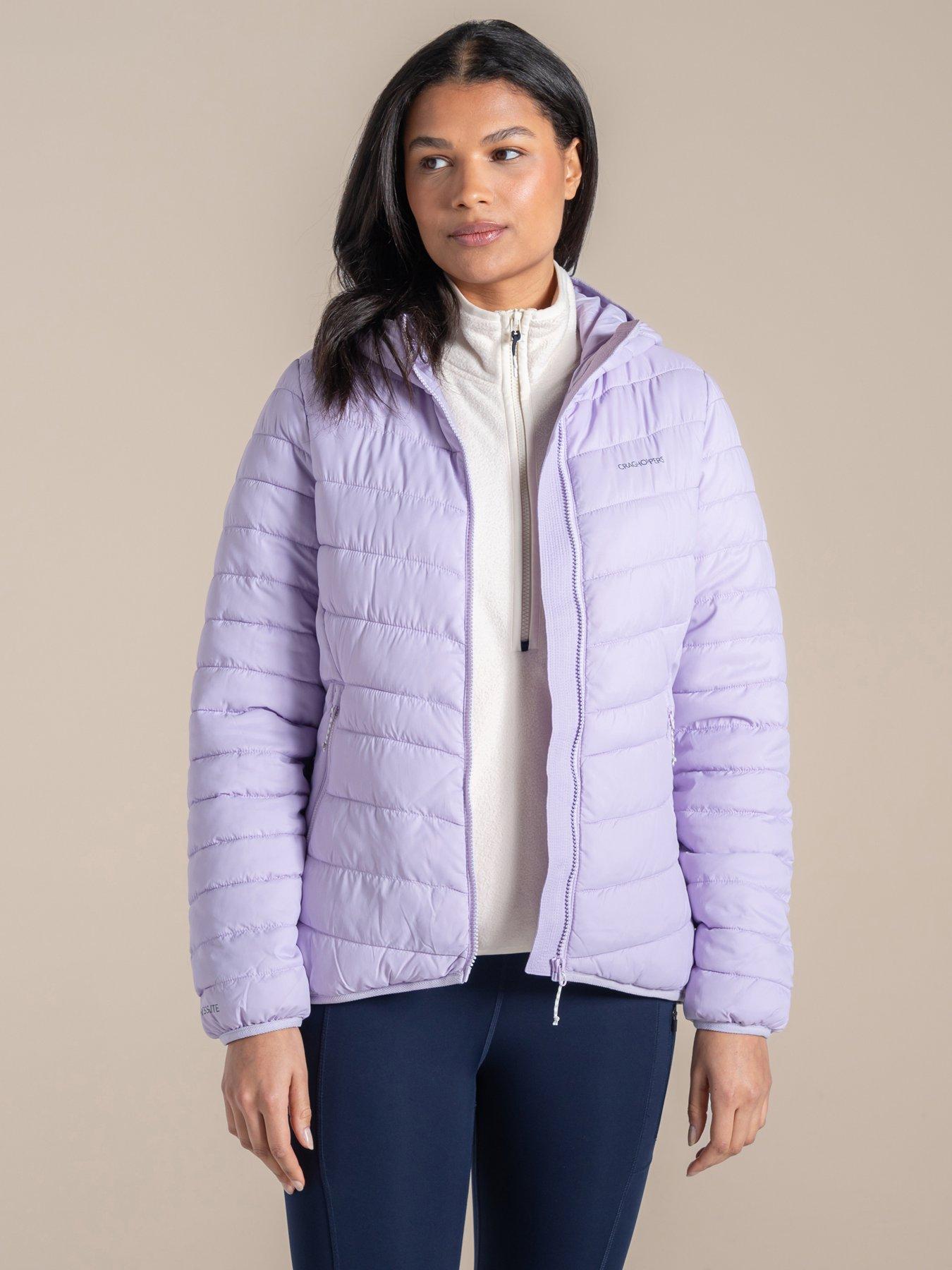 undefined Womens Compresslite Hooded Insulated Jacket - Lilac