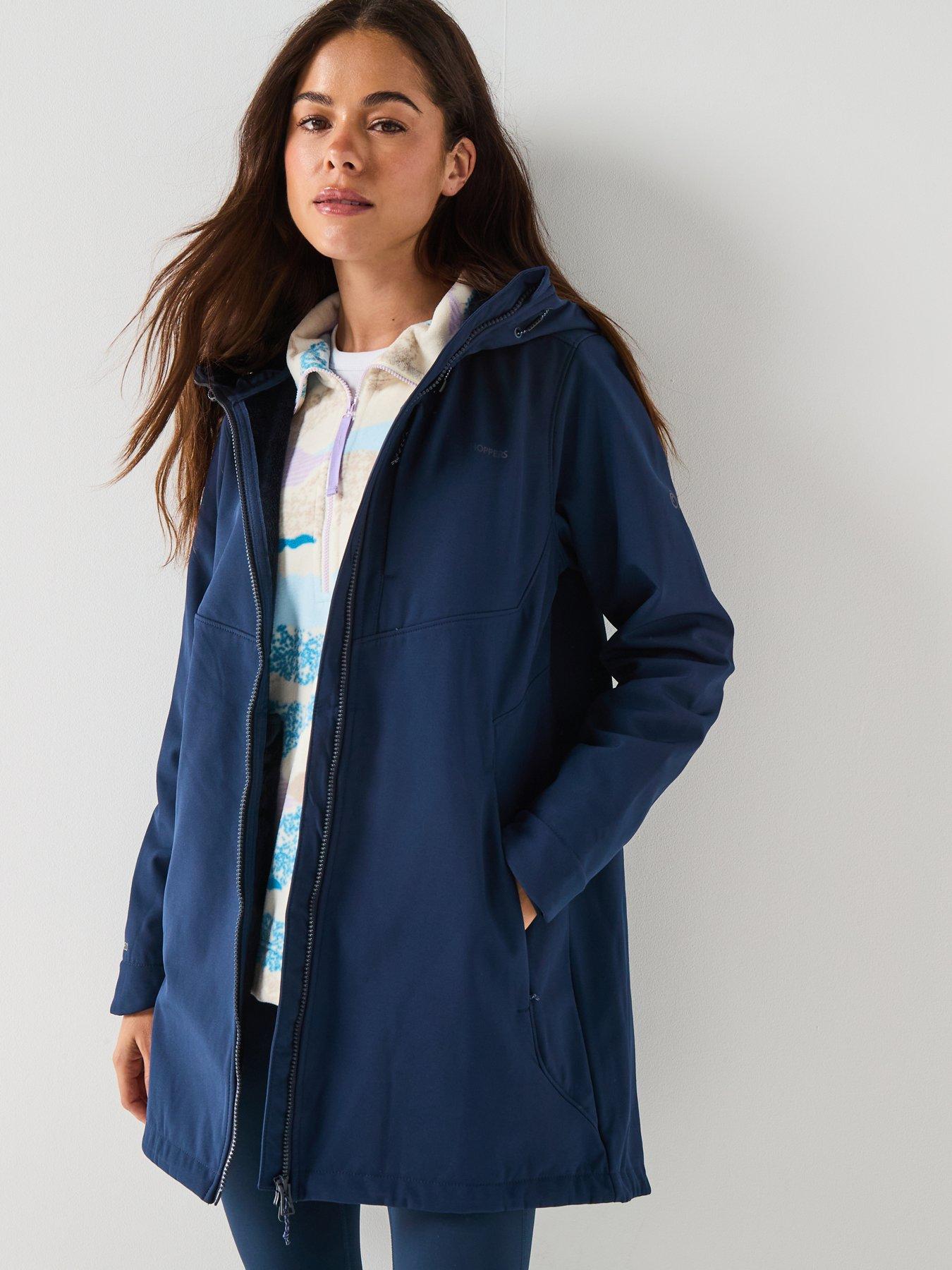 undefined Womens Hopegill Hooded Softshell Jacket - Navy