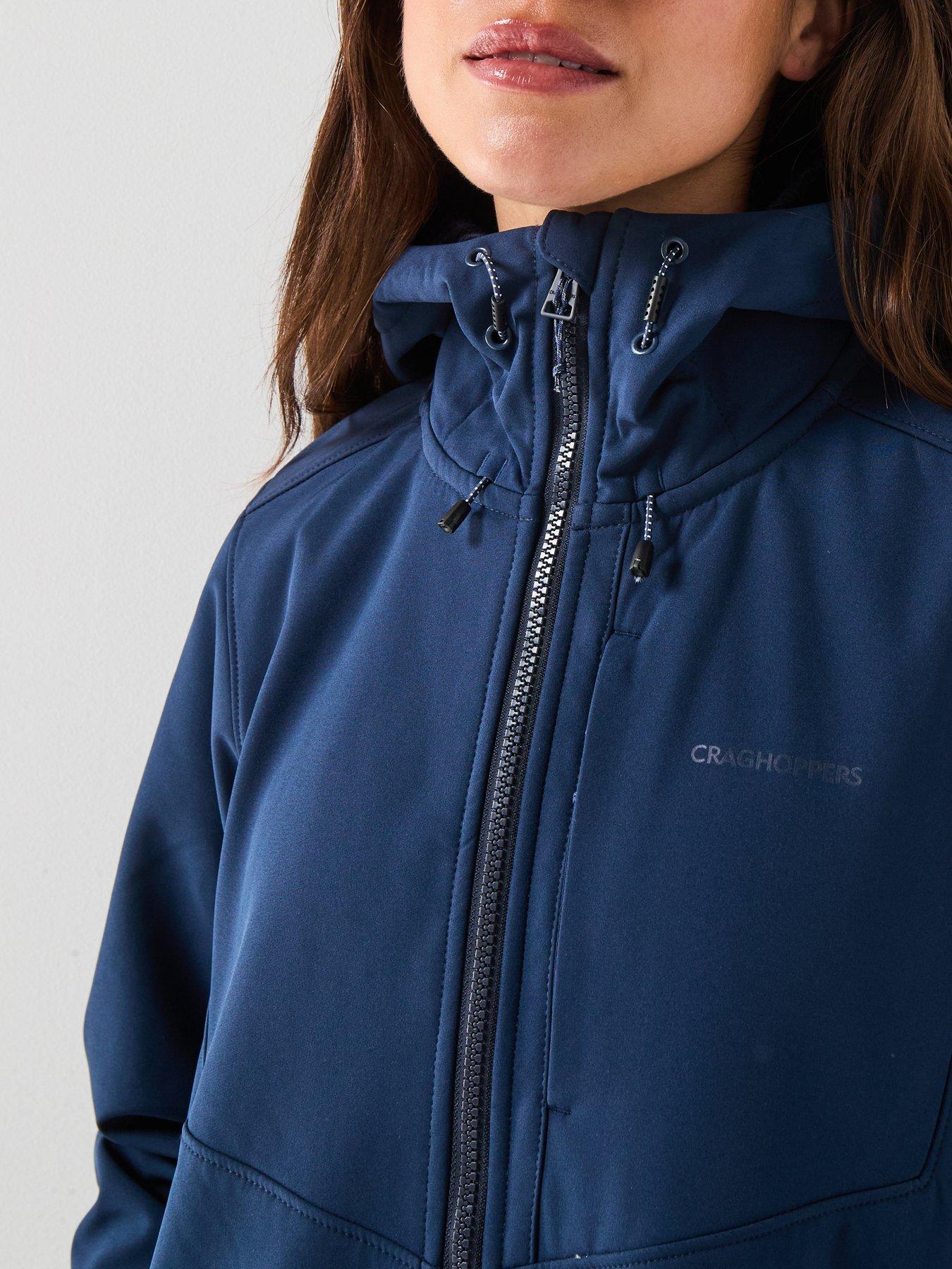 Image 5 of 6 of Craghoppers Womens Hopegill Hooded Softshell Jacket - Navy