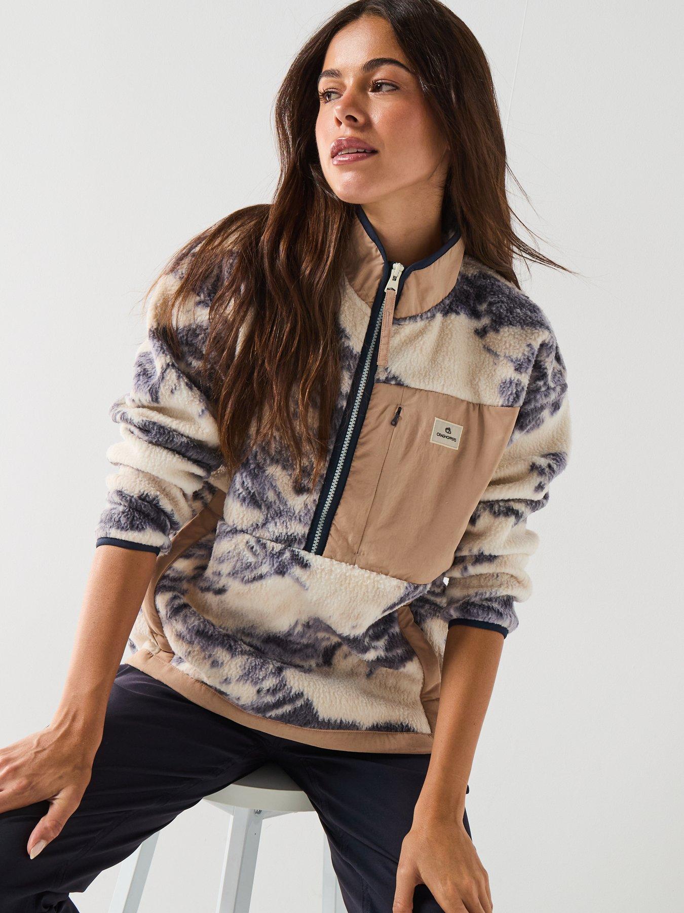 Image 5 of 5 of Craghoppers Womens Grange Half Zip Fleece - Ecru