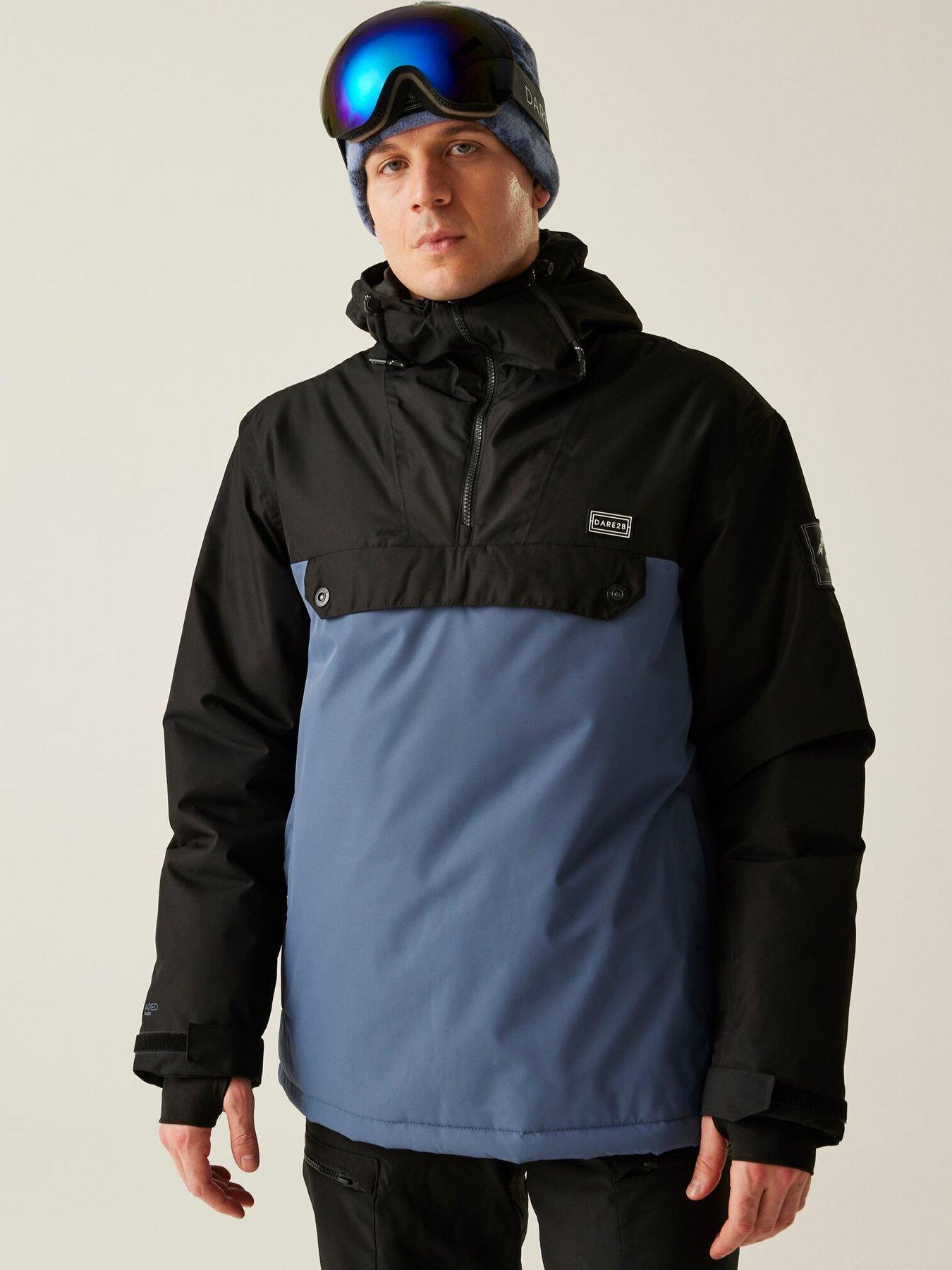 Dare 2b Mens Skiing Freeride Ii Jacket - Black/blue