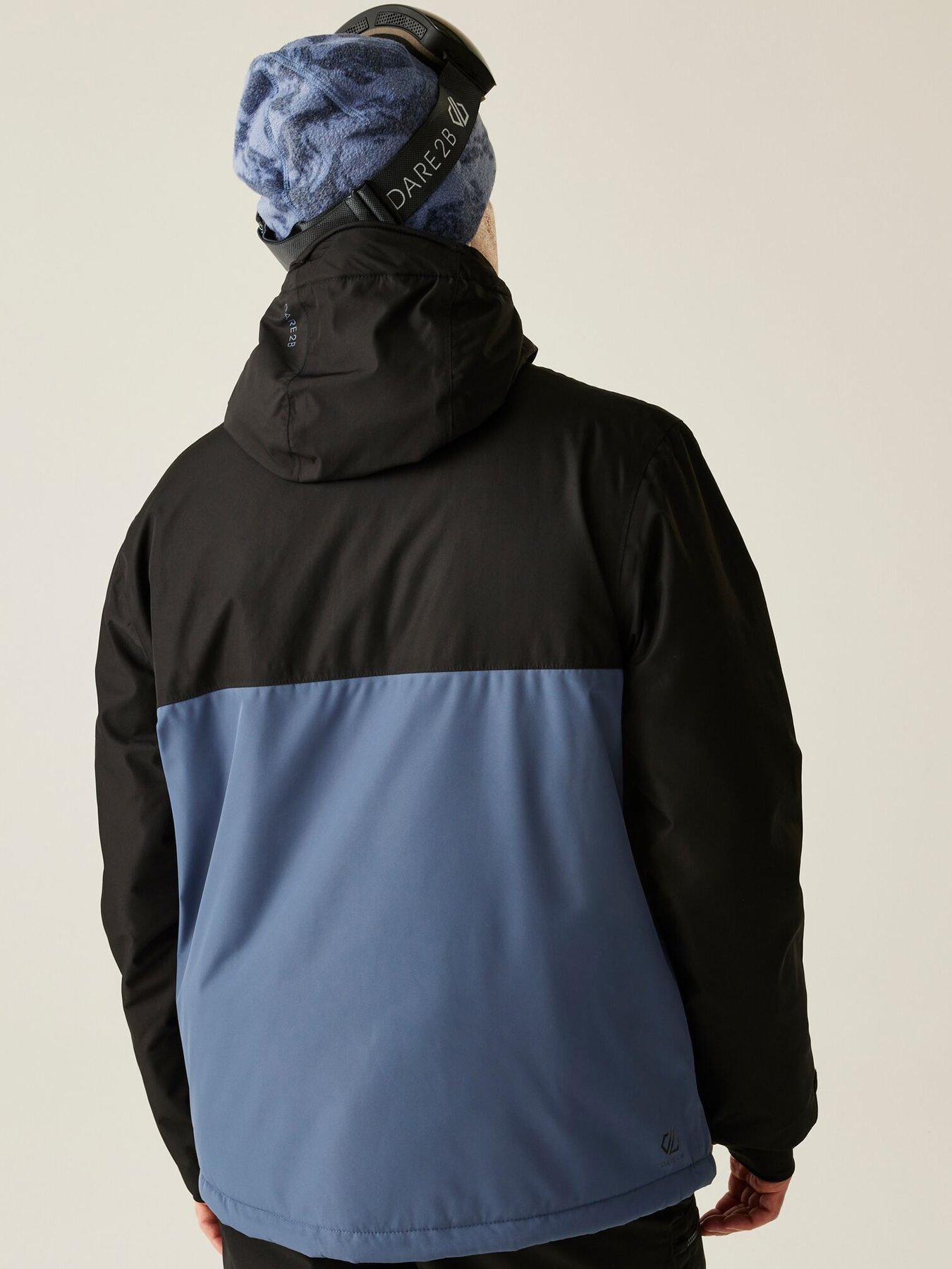 Image 2 of 6 of Dare 2b Mens Skiing Freeride Ii Jacket - Black/blue
