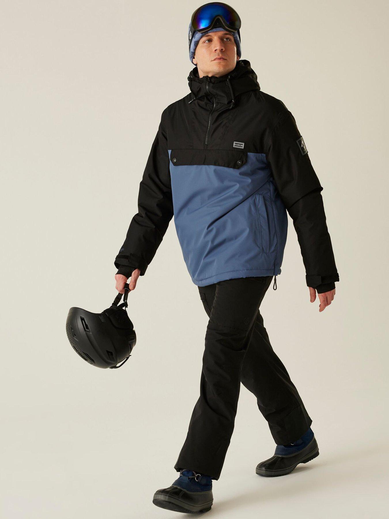 Image 3 of 6 of Dare 2b Mens Skiing Freeride Ii Jacket - Black/blue