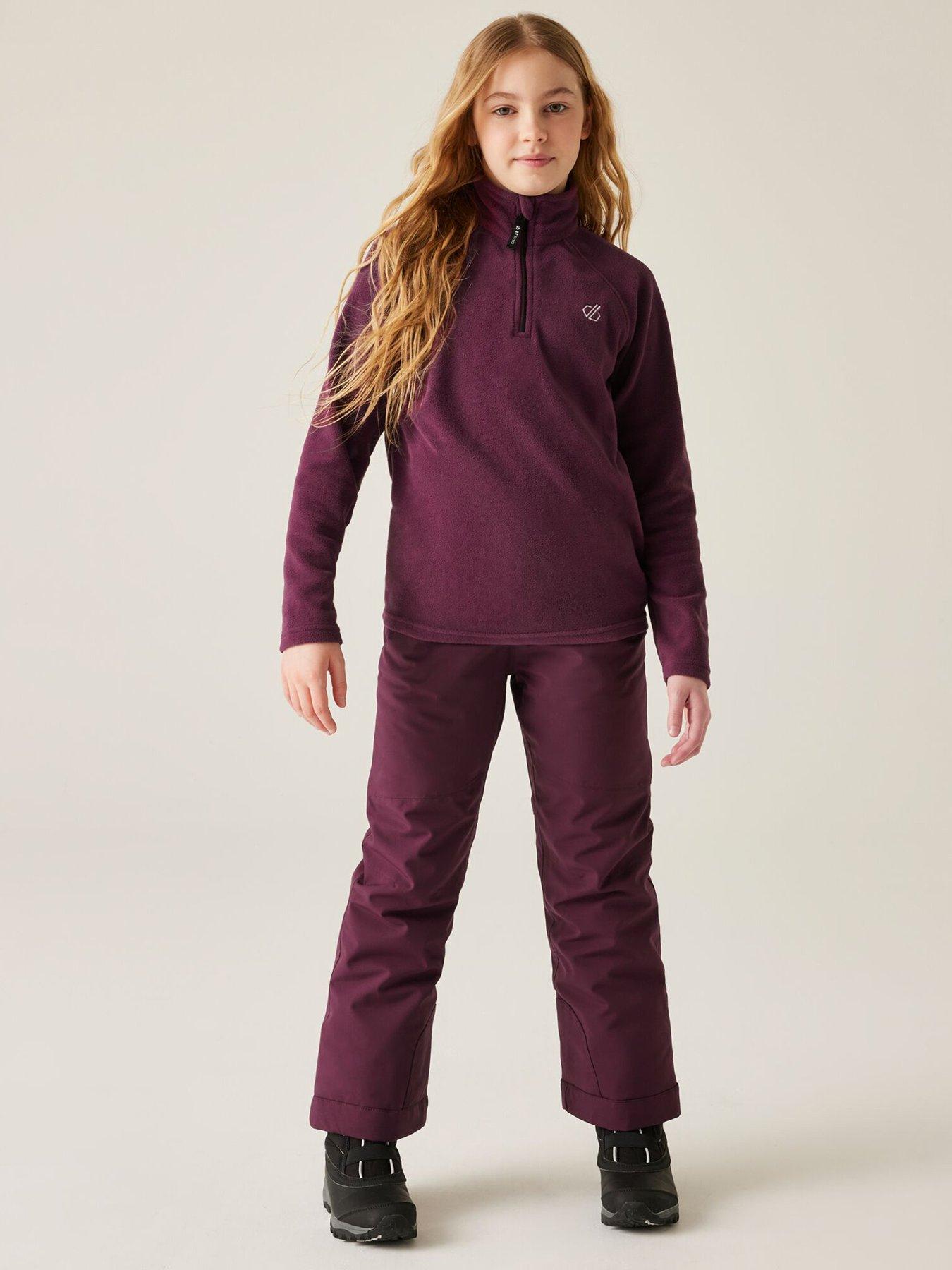  image of dare-2b-girls-skiing-outmove-ii-pants-purple