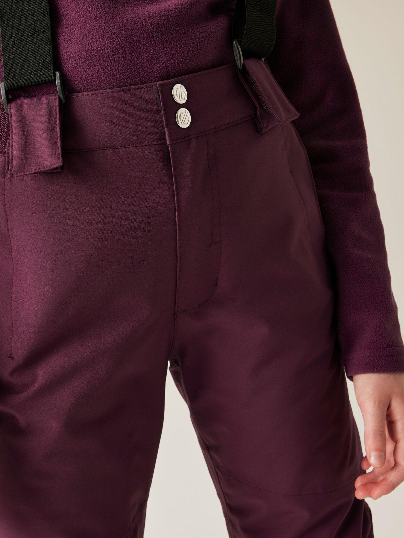  image of dare-2b-girls-skiing-outmove-ii-pants-purple