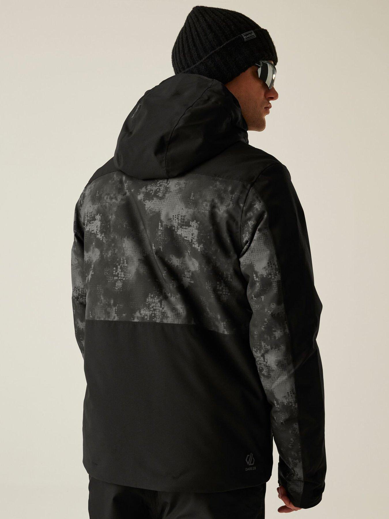 Image 2 of 6 of Dare 2b Mens Skiing Baseplate III Jacket - Black