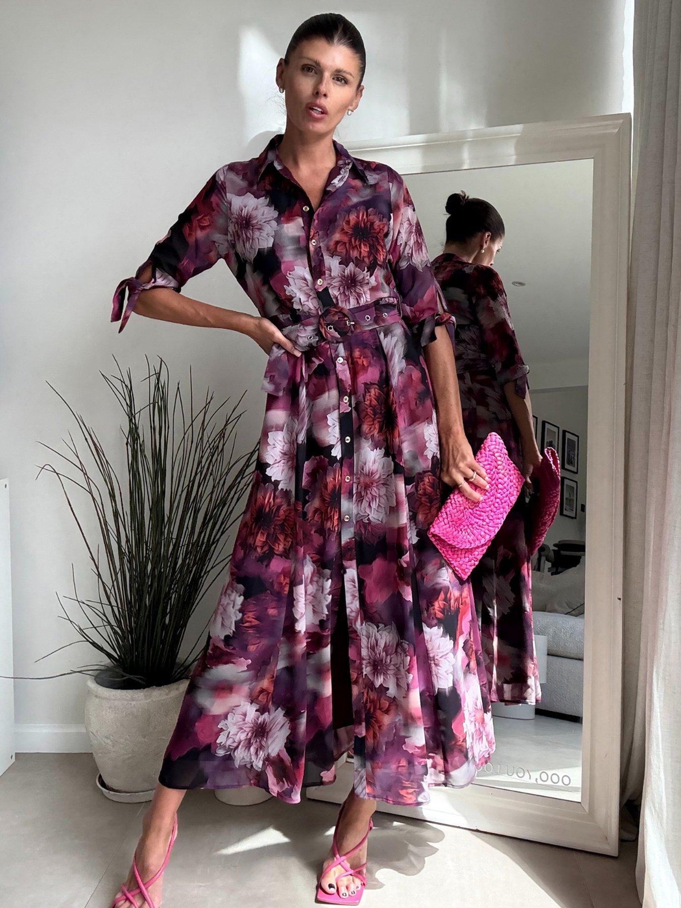 undefined Daphne Floral Dress - Multi