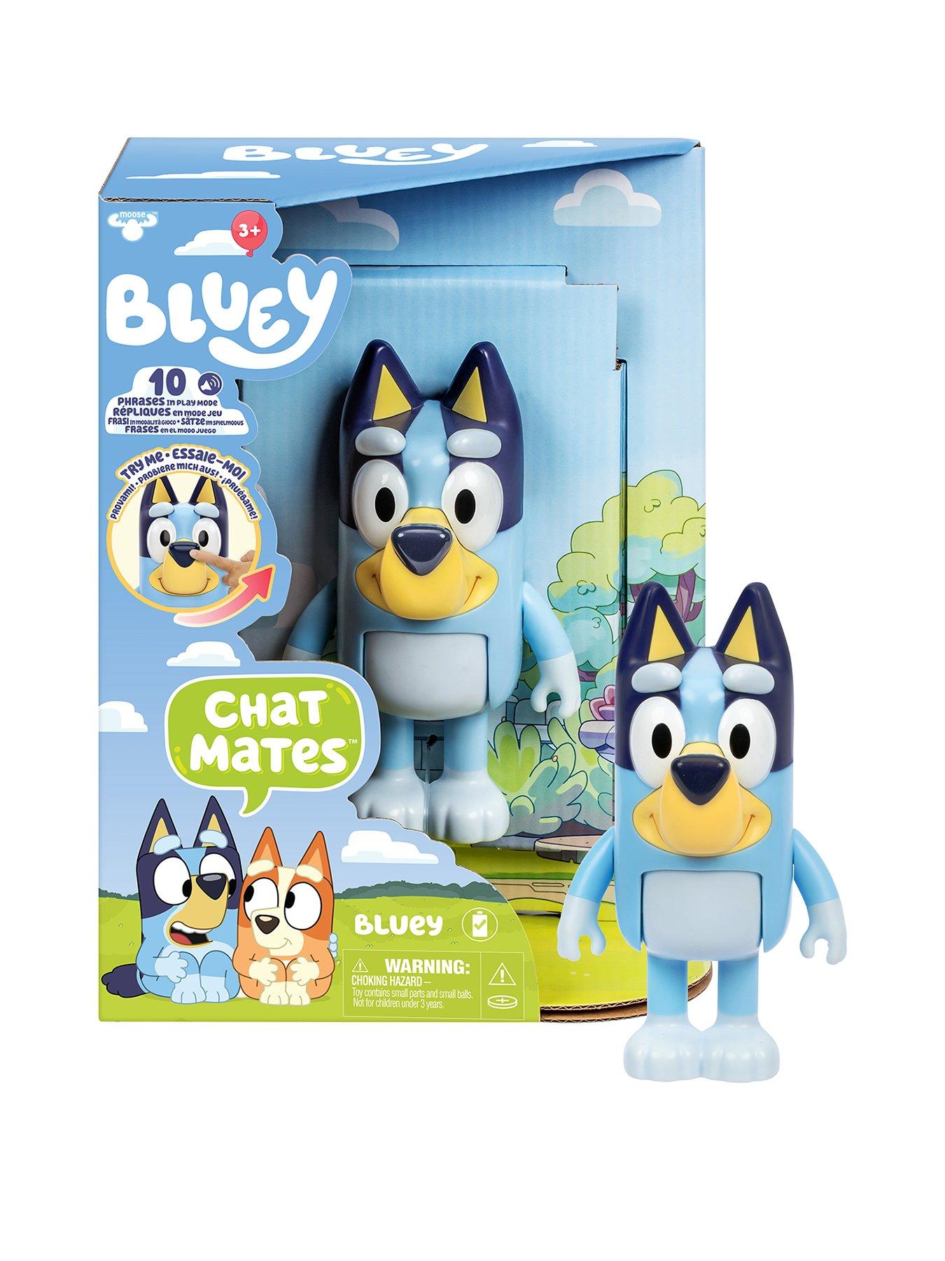 Image 1 of 8 of Bluey Chat Mates Figure Single Pack - Bluey