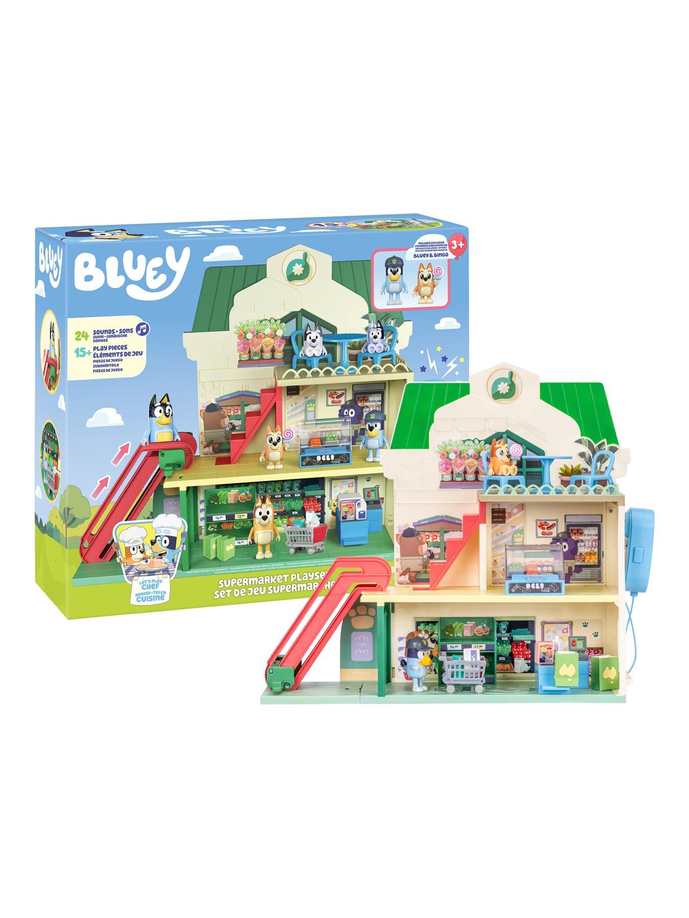 Image 2 of 8 of Bluey Working Escalator &amp; Sounds Supermarket Playset