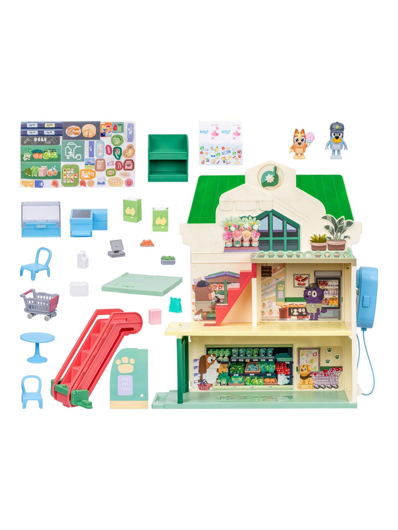Image 3 of 8 of Bluey Working Escalator &amp; Sounds Supermarket Playset