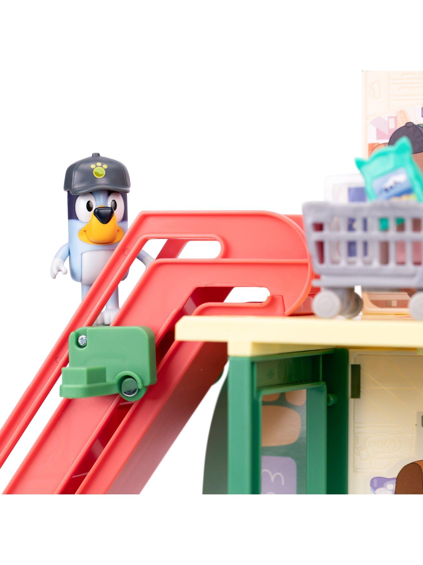 Image 7 of 8 of Bluey Working Escalator &amp; Sounds Supermarket Playset