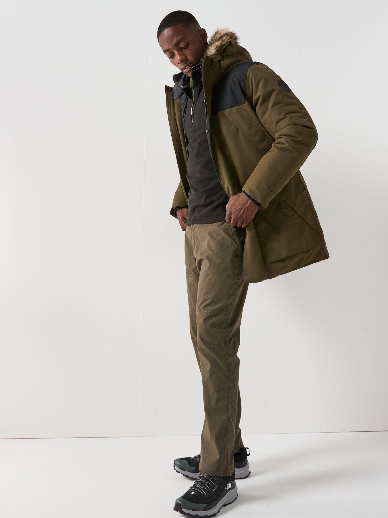 Image 3 of 6 of Craghoppers Mens Bishorn Waterproof Jacket - Green