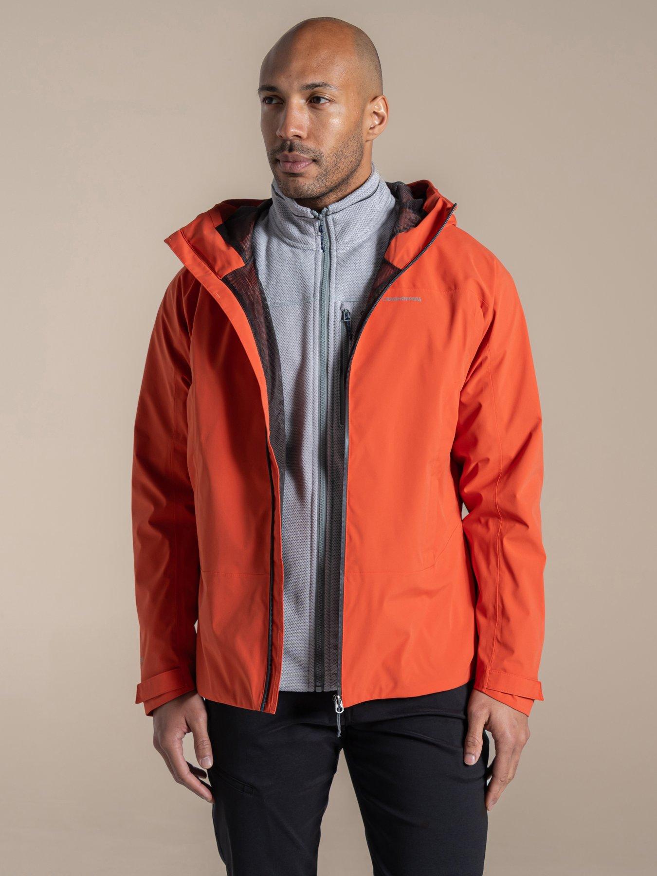  image of craghoppers-mens-ponsa-waterproof-jacket-orange