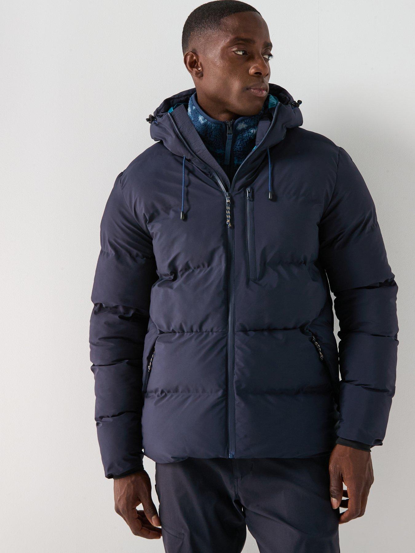 undefined Mens Mardale Hooded Insulated Jacket - Navy
