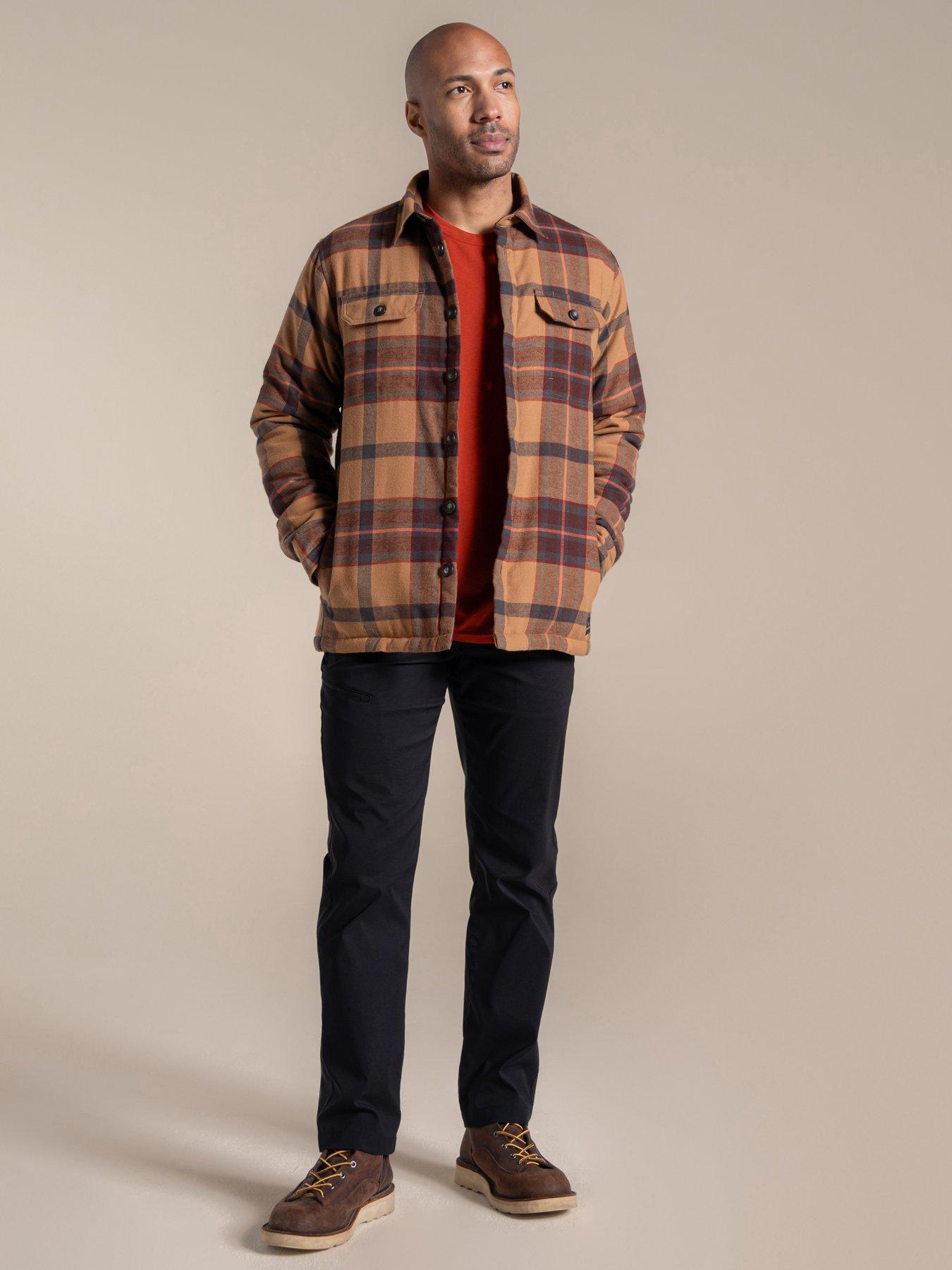 Image 3 of 6 of Craghoppers Mens Burnbank Check Overshirt - Green