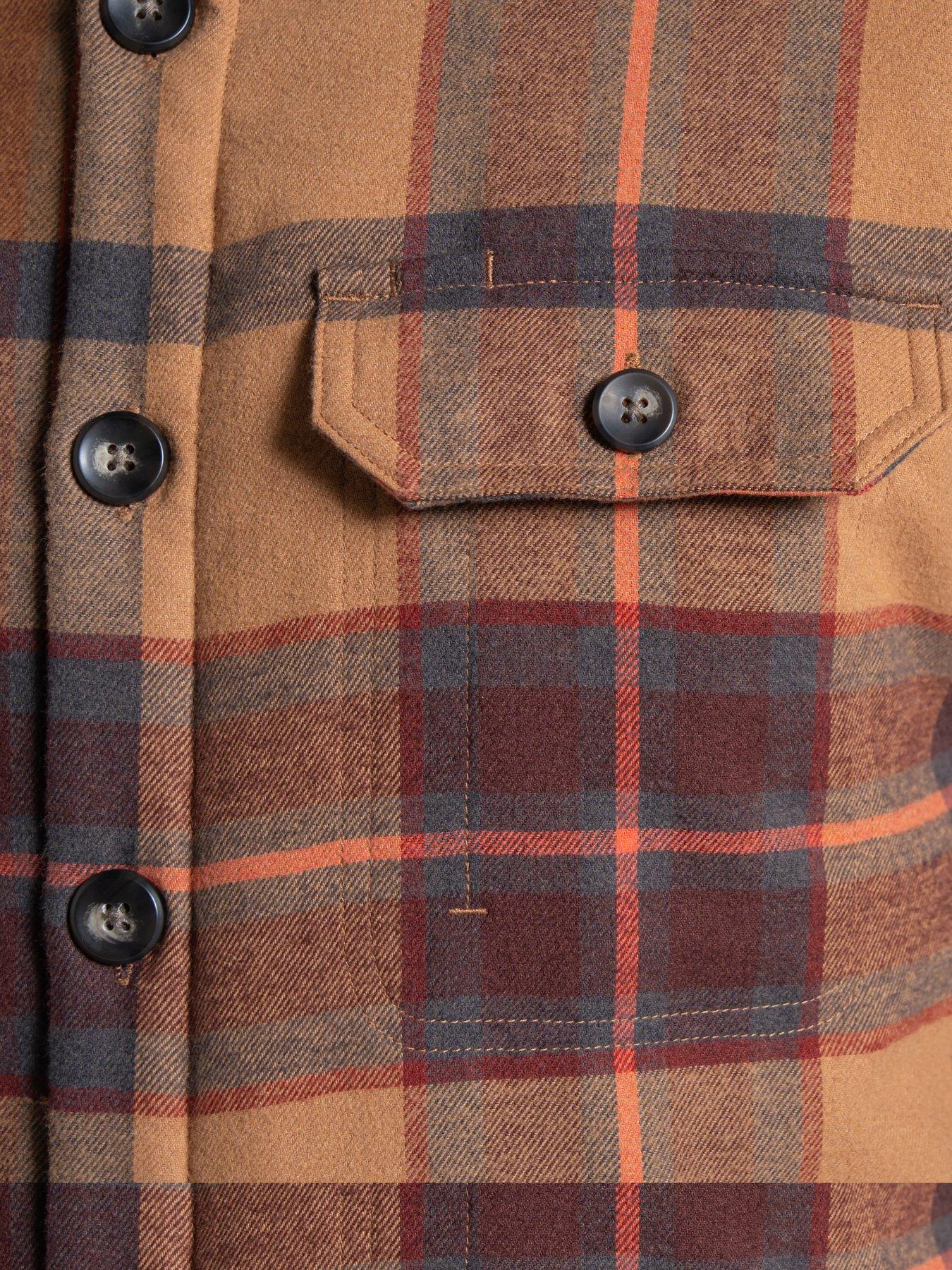 Image 4 of 6 of Craghoppers Mens Burnbank Check Overshirt - Green