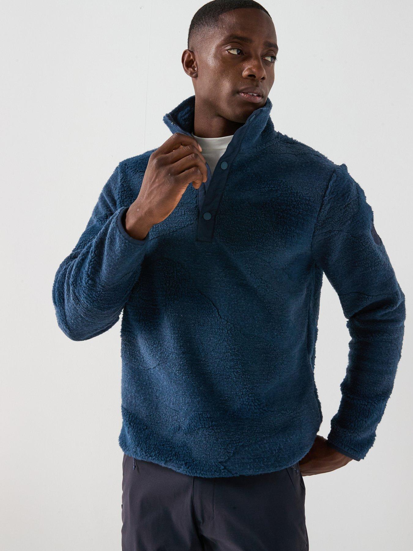 undefined Mens Angletarn Overhead Fleece - Blue