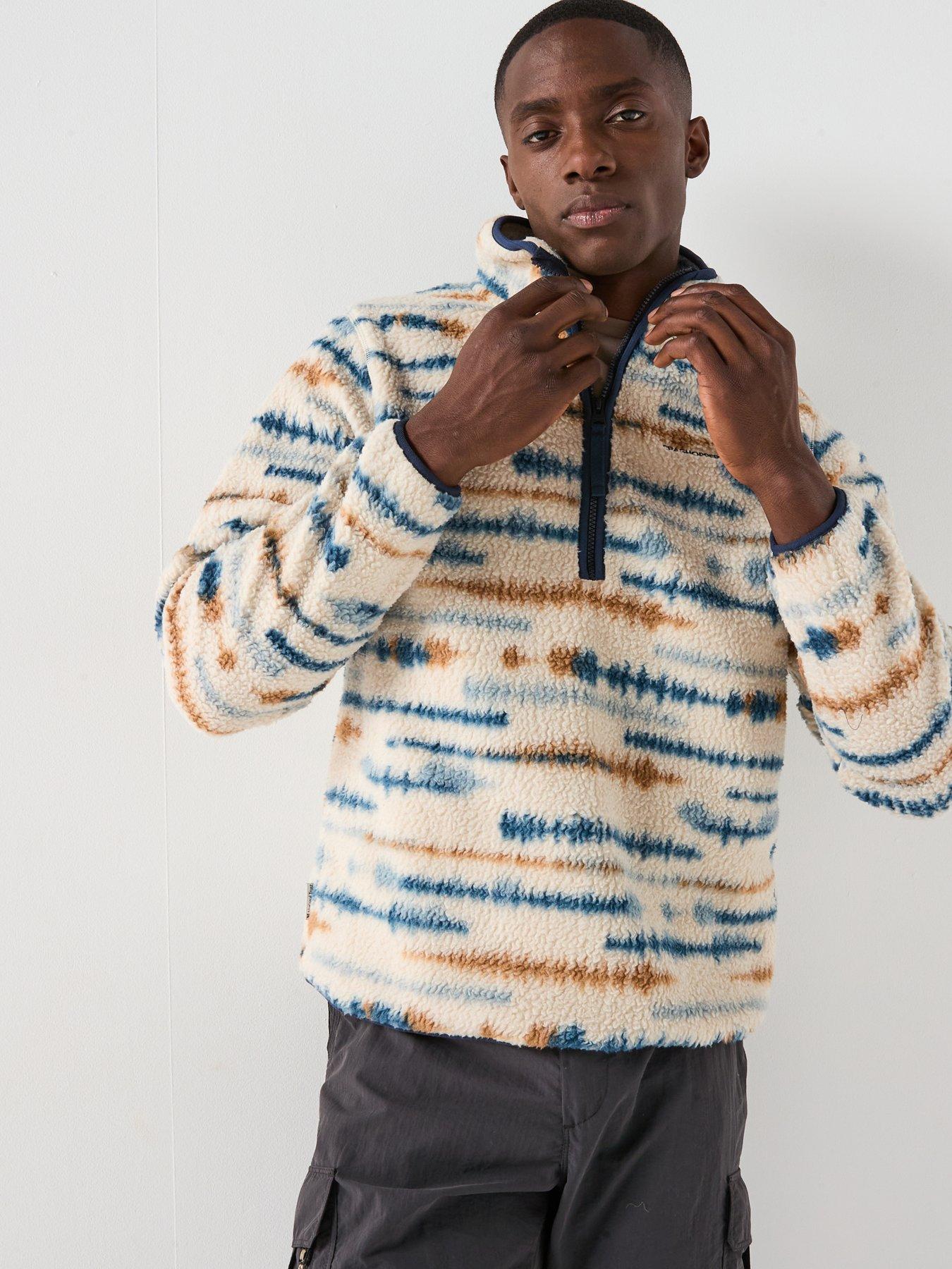 undefined National Trust Rawthey Half Zip Fleece - Off White