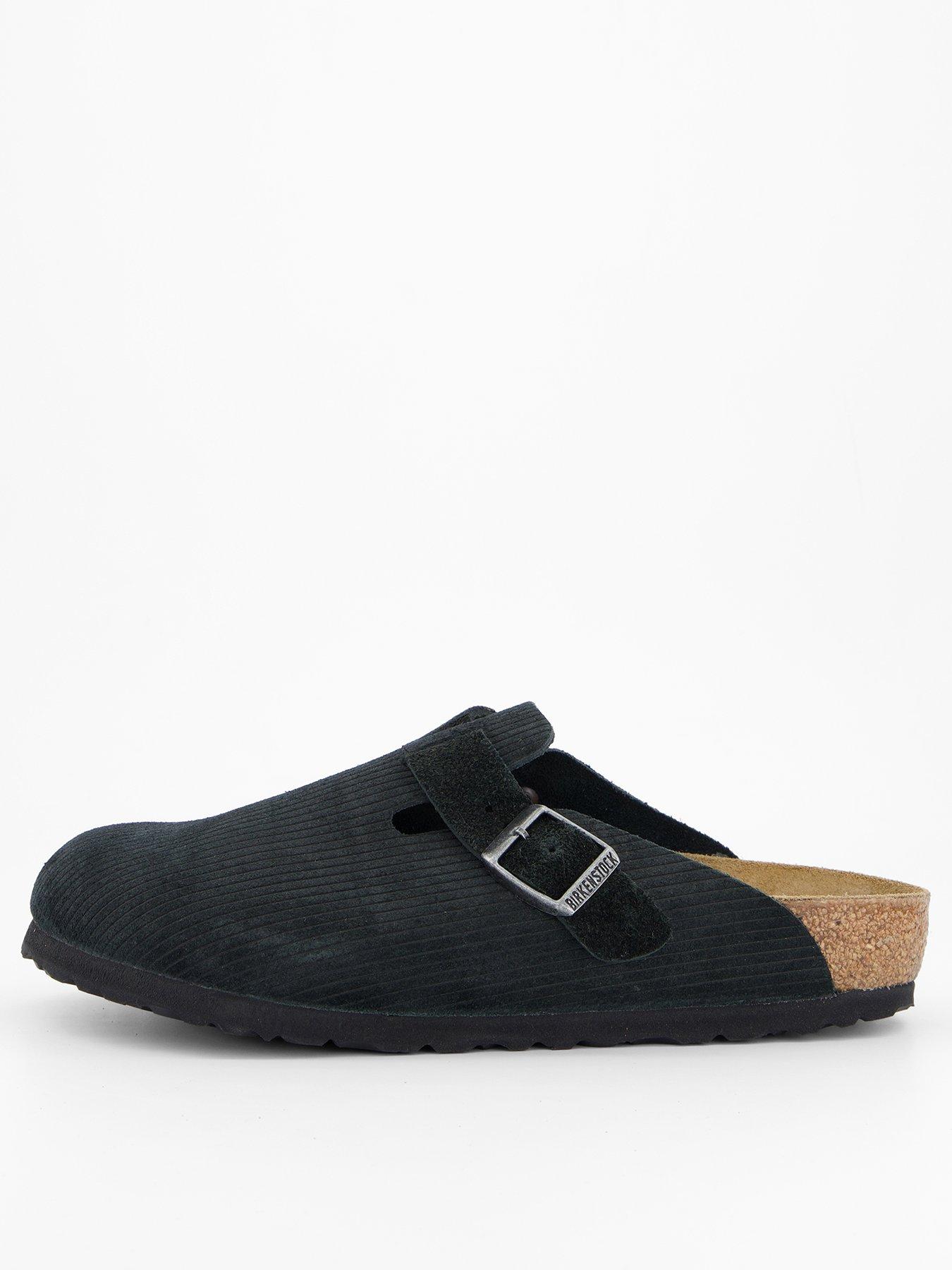  image of birkenstock-boston-corduroy-clog-black