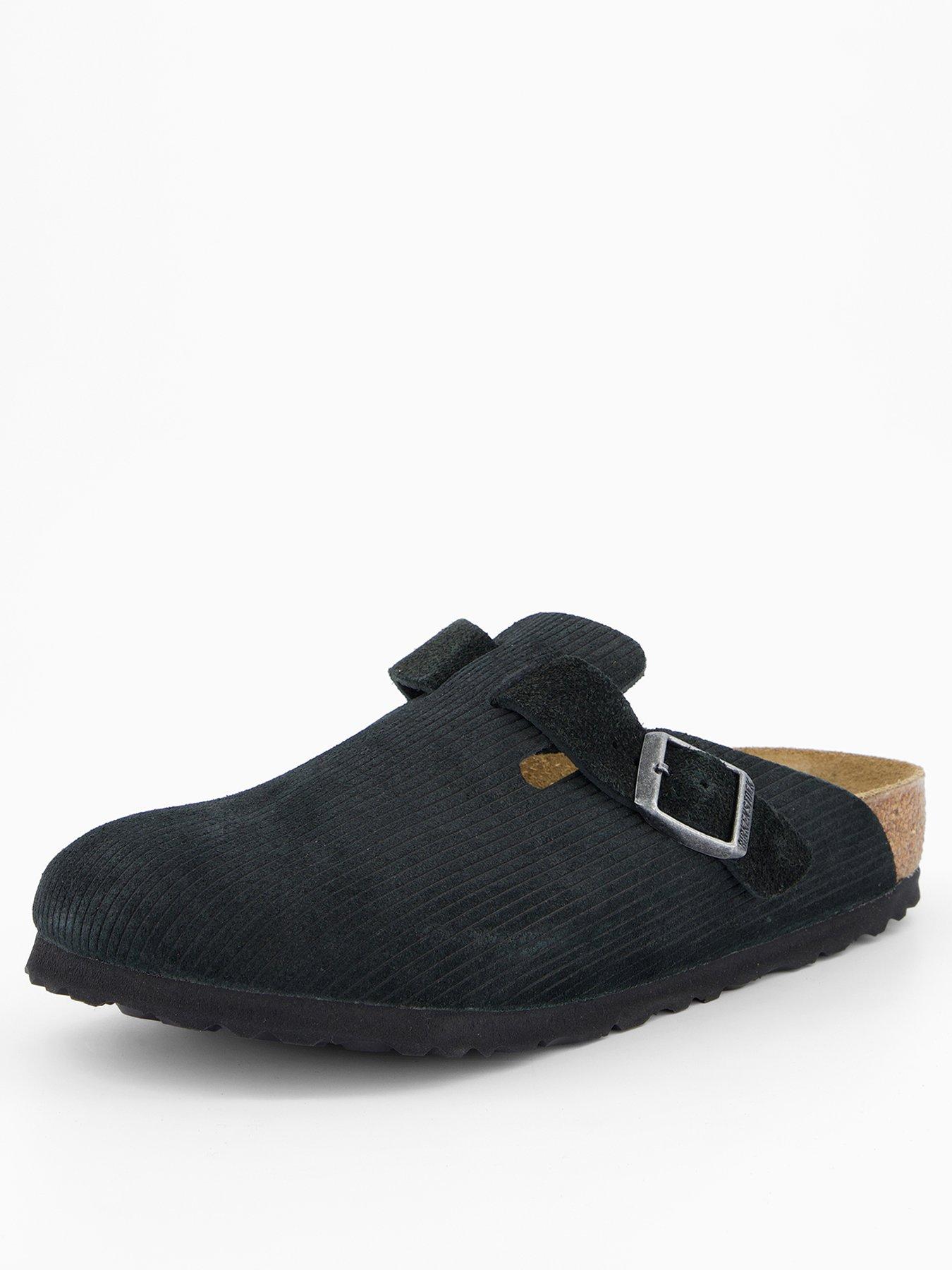  image of birkenstock-boston-corduroy-clog-black