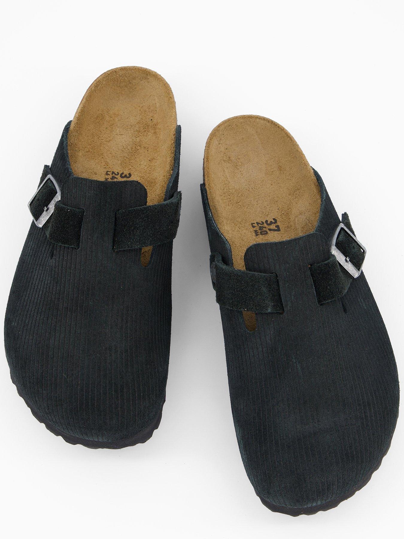 image of birkenstock-boston-corduroy-clog-black