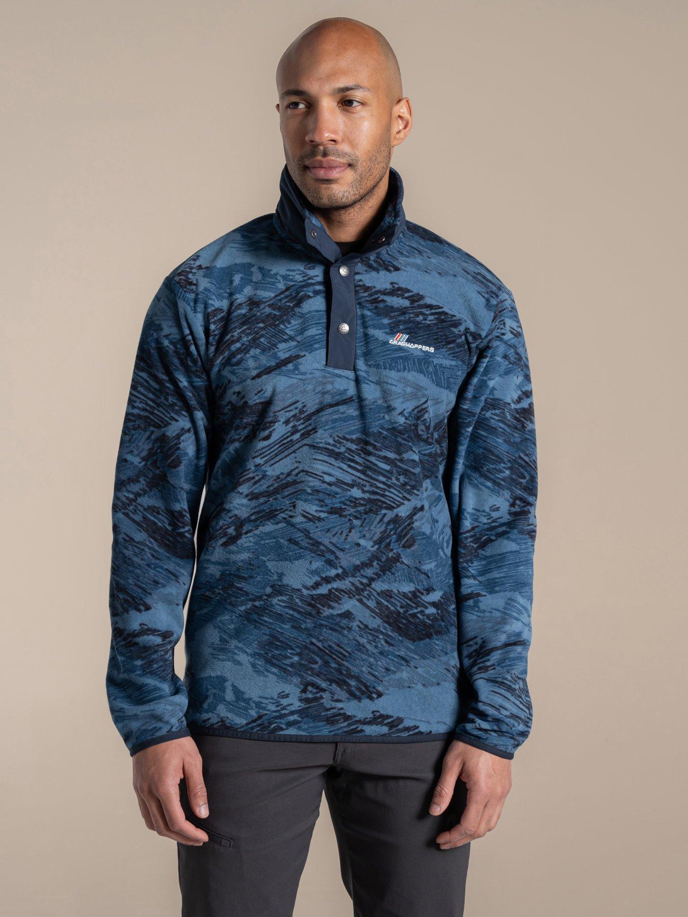 undefined Mens Dewsh Ii Overhead Fleece - Blue