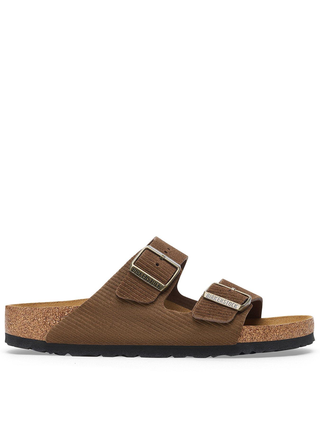 undefined Arizona Suede Sandal - Dark Tea