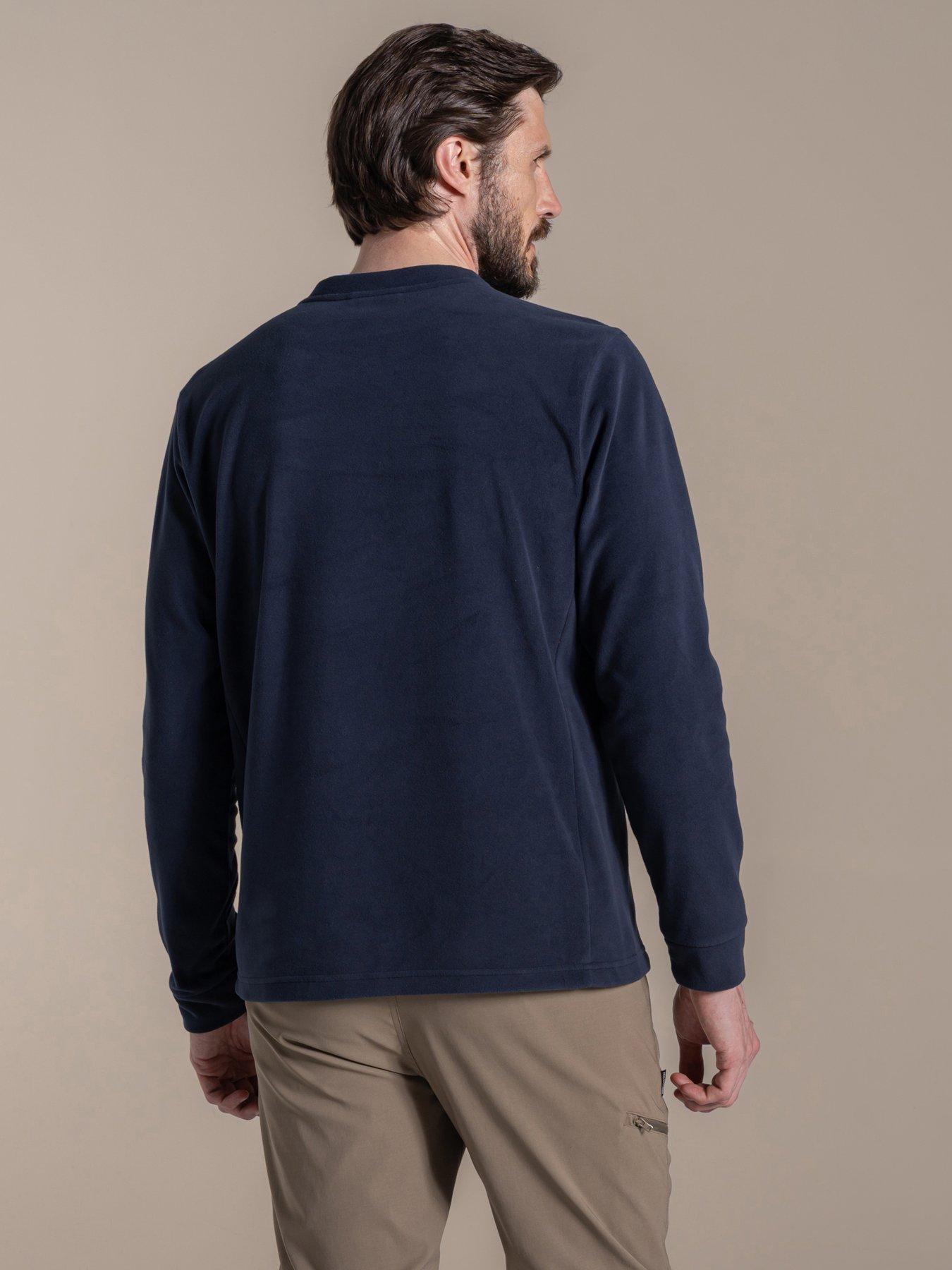 Image 2 of 4 of Craghoppers Mens Corey Crew Neck Fleece Sweatshirt - Navy