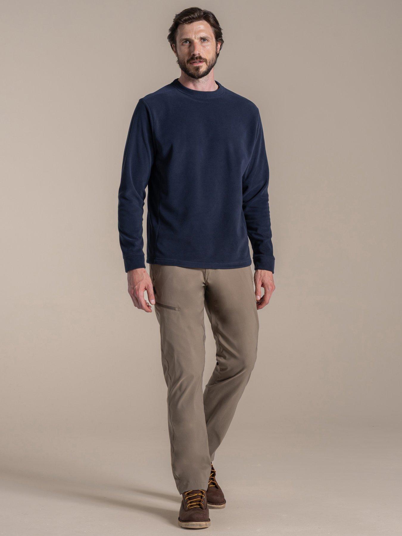 Image 3 of 4 of Craghoppers Mens Corey Crew Neck Fleece Sweatshirt - Navy