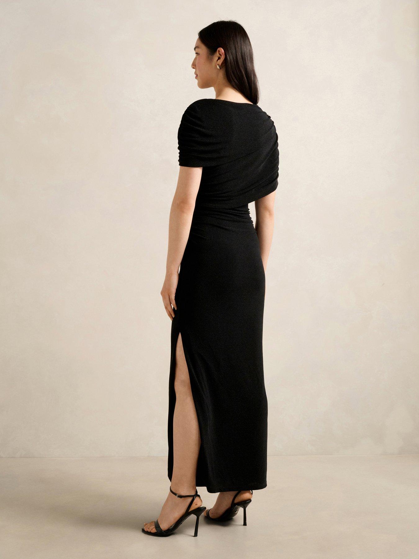 knee length dresses for ladies Lyla Linen Tie Strap Midi Dress- Oatmeal main image 1