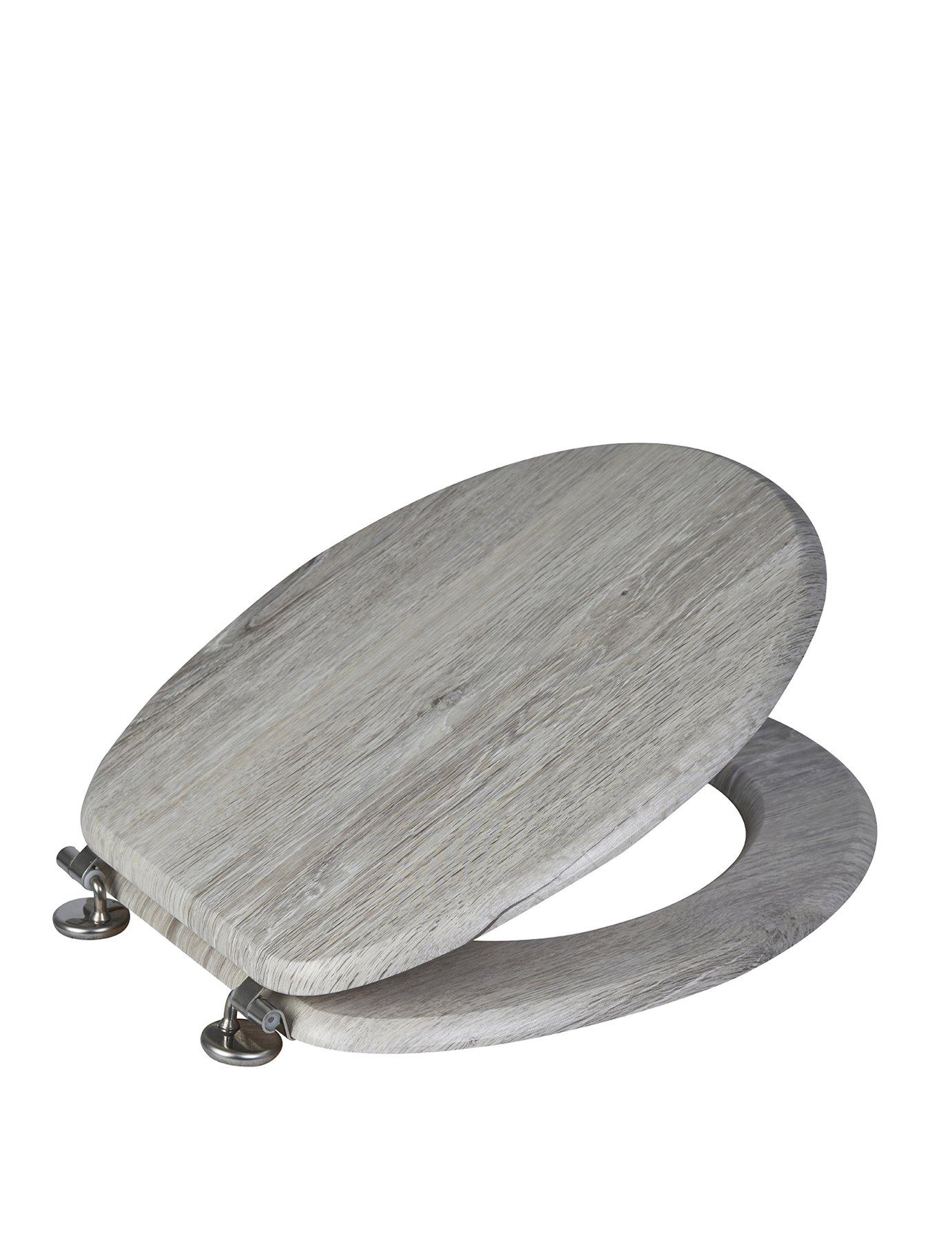 Showerdrape Oxford Wooden Antibacterial Toilet Seat