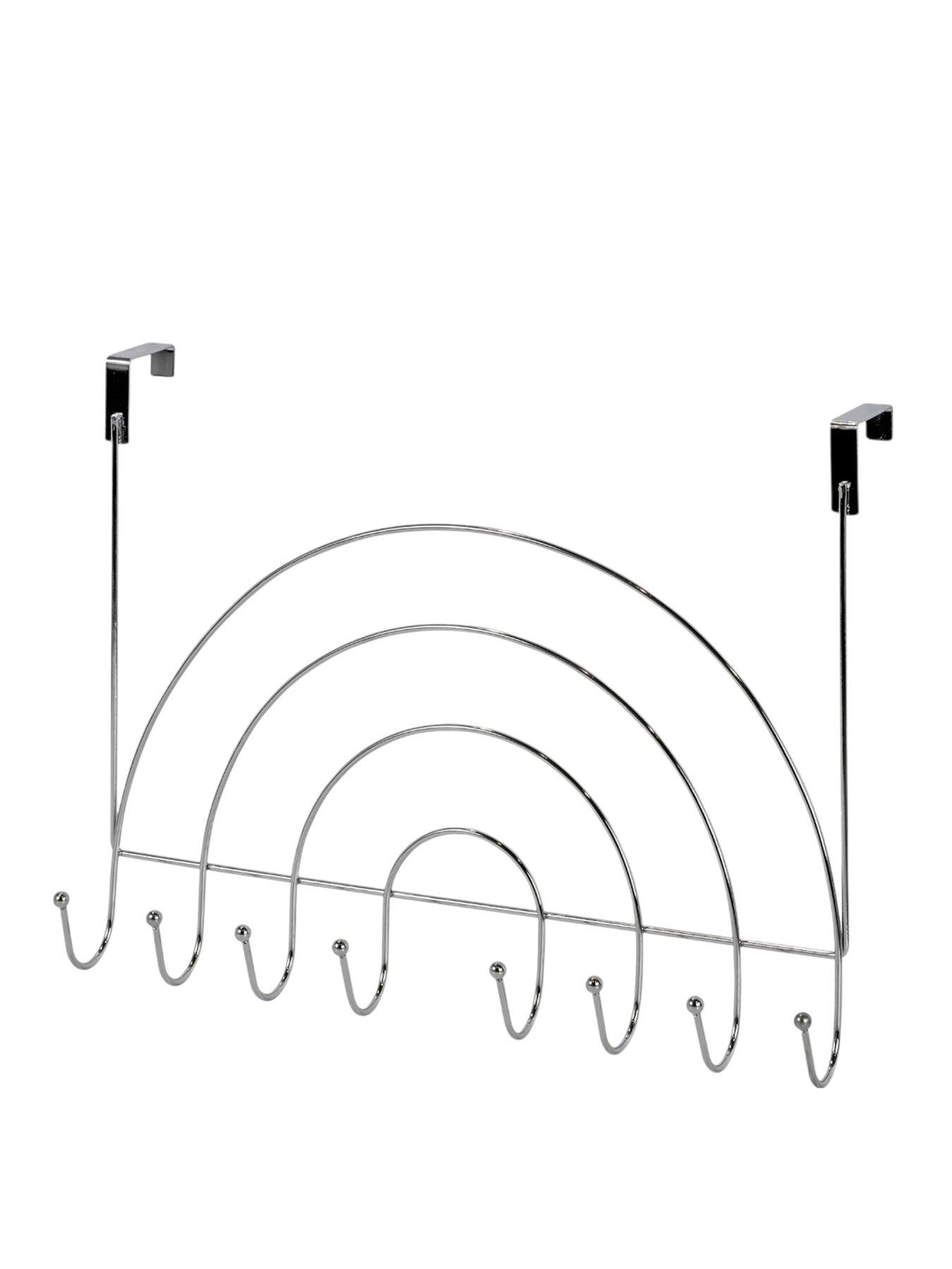 Image 1 of 3 of Showerdrape Rainbows Over Door Hooks Chrome