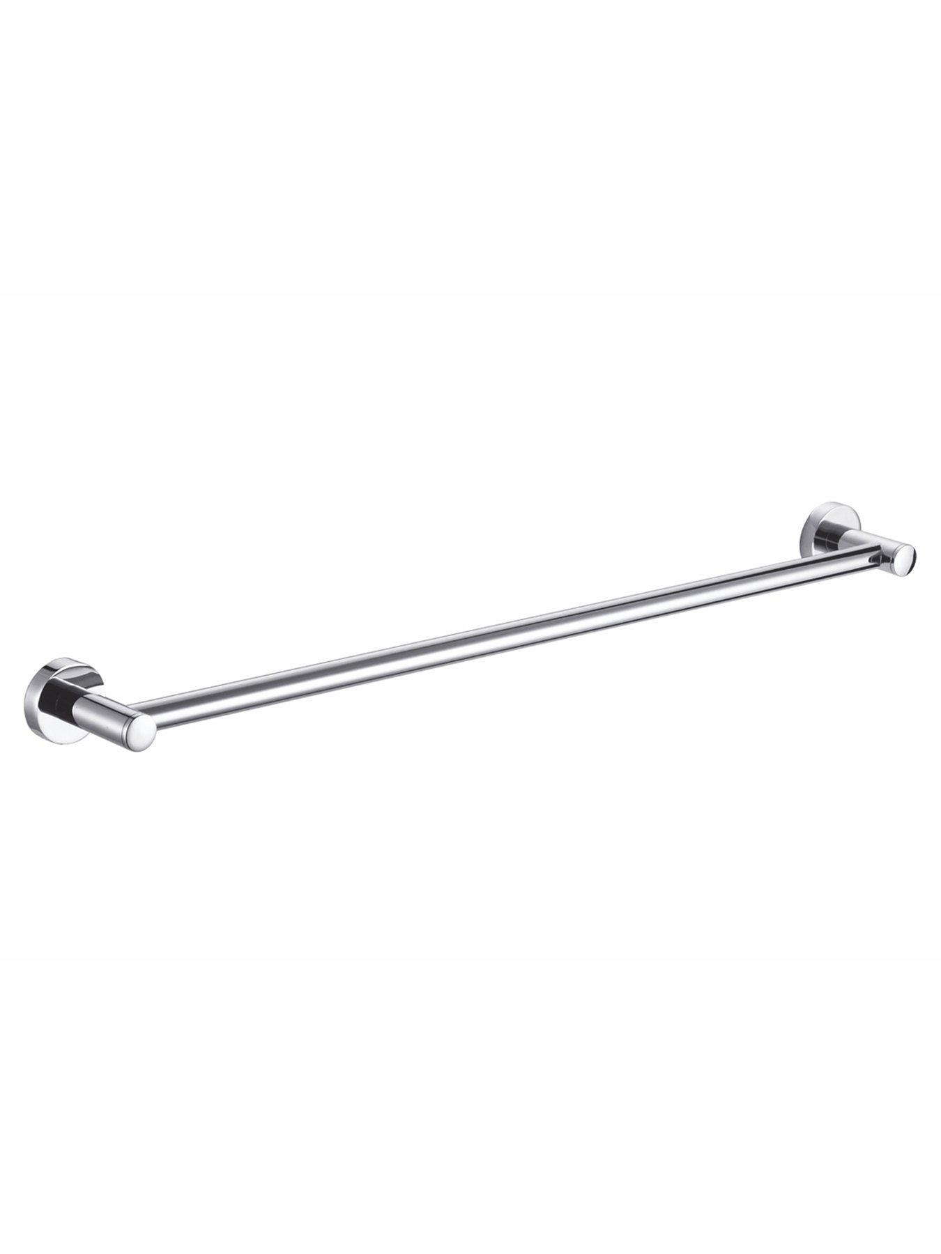 Image 3 of 3 of Showerdrape Modernity Black Steel Wall Mounted Towel Rail 500mm