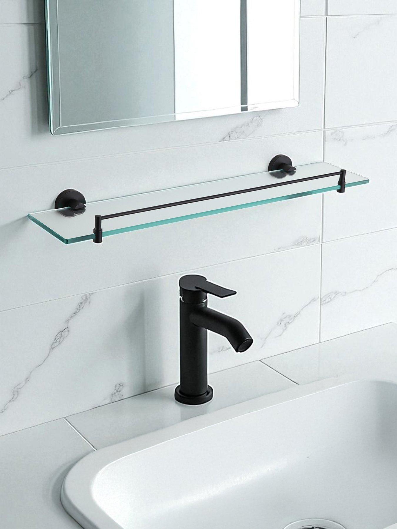 Showerdrape Modernity Black Wall Mounted Vanity Shelf