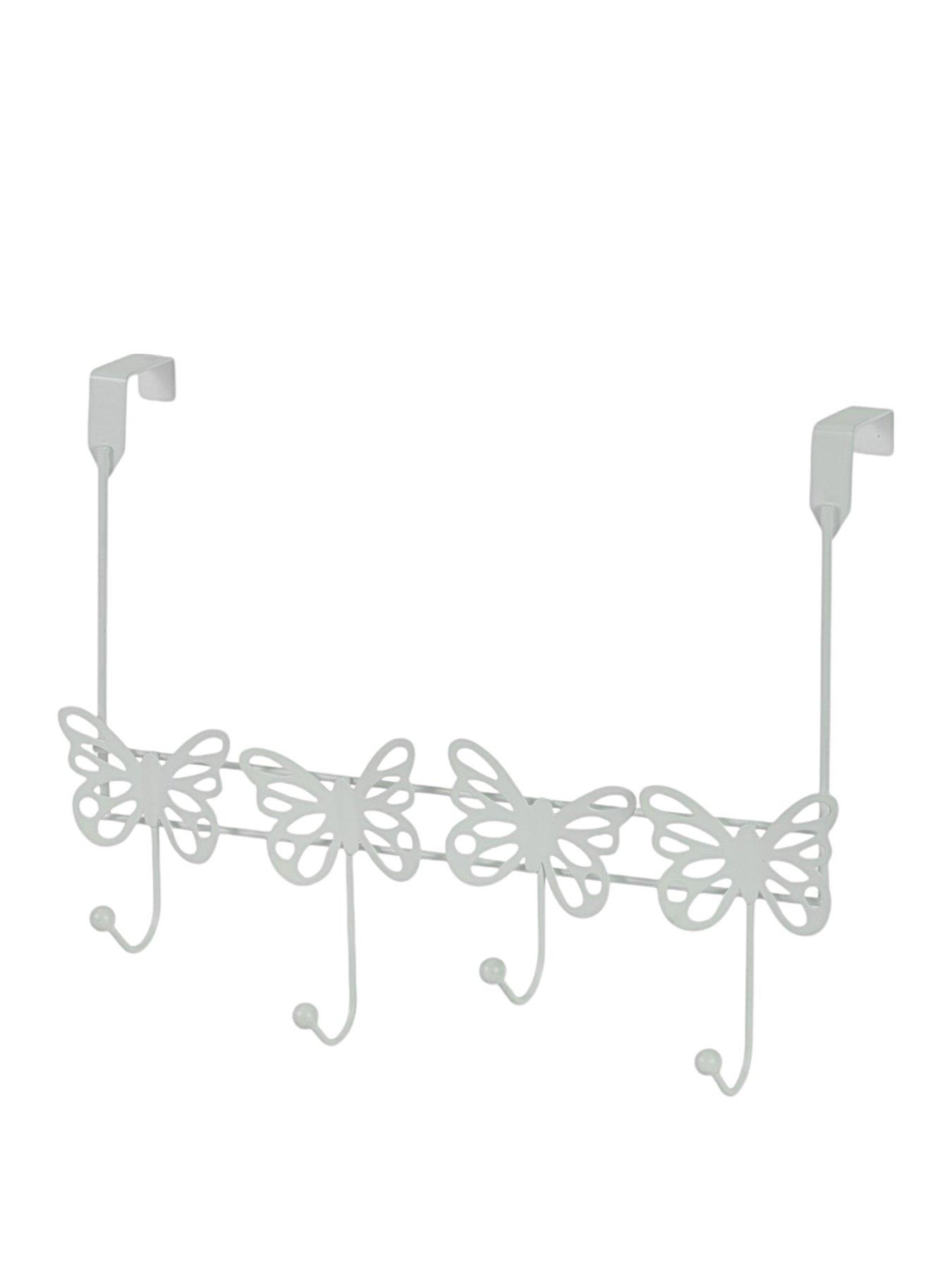 undefined Butterflies Door Hook White