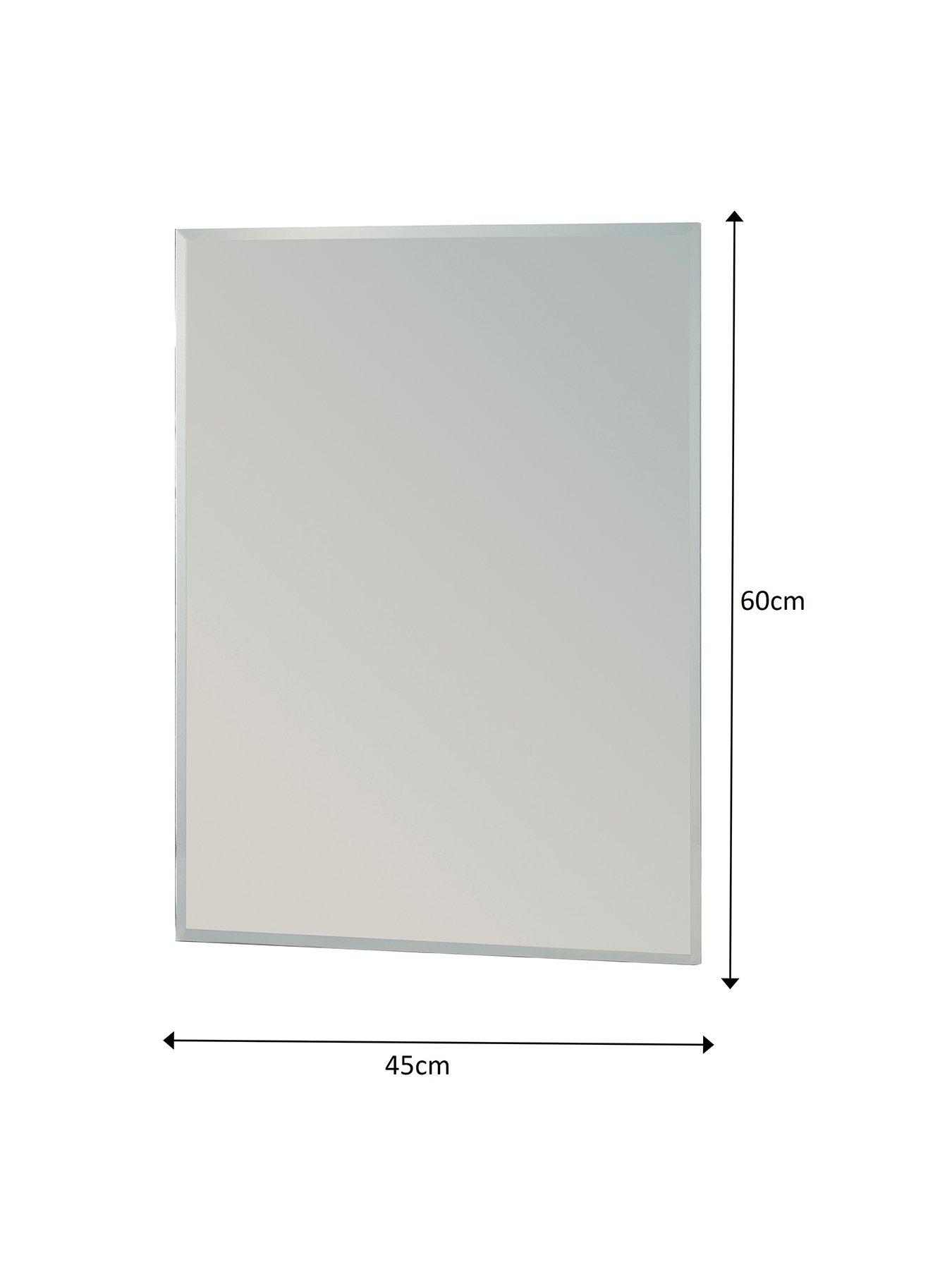 Image 2 of 3 of Showerdrape Fairmont Small Rectangular Mirror 60 X 45cm
