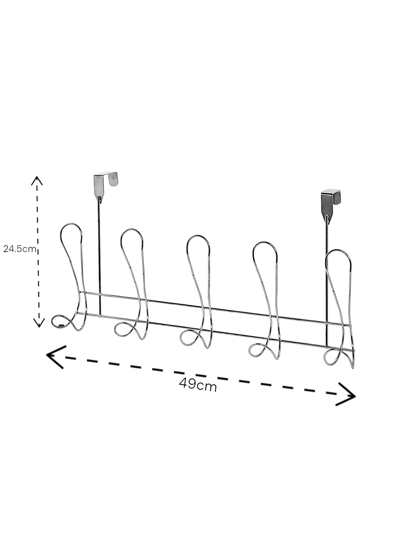 Image 2 of 2 of Showerdrape Lyrical Over Door Hook Chrome