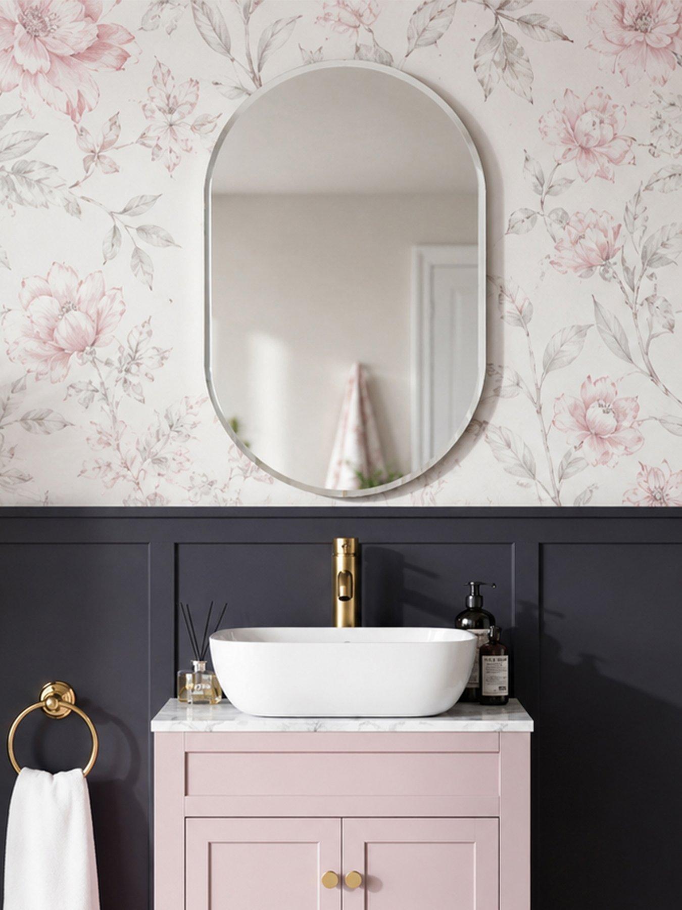 Showerdrape Lincoln Small Oval Mirror 60 X 45cm